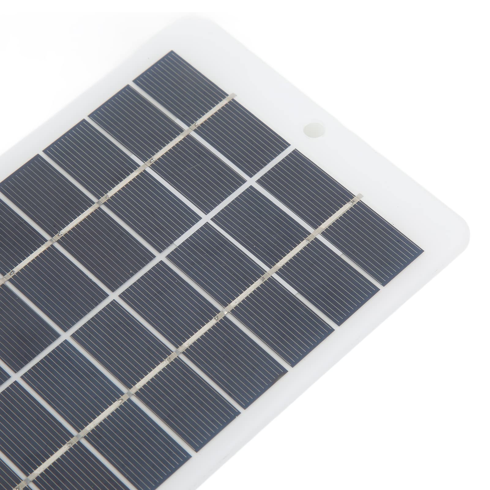 5W 12V Portable Solar Panel - High Efficiency Polycrystalline Solar Charger with DC Output for Emergency Lights, Camping, RV, Boats & Off-Grid Power Systems | Waterproof & Durable Solar Module for Outdoor Use