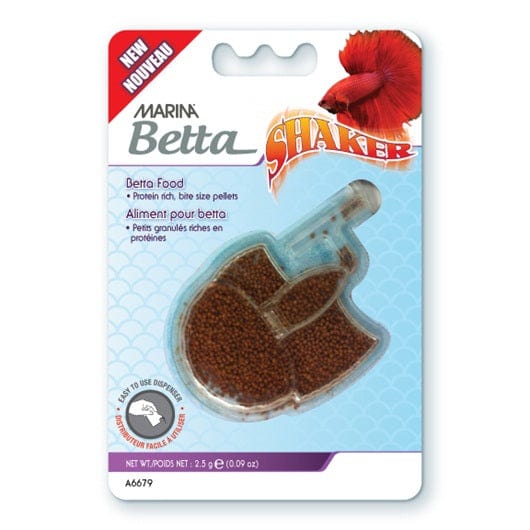 Premium Marina Betta Shaker Pellets - High Protein Fish Food for Betta Fish | Ideal for Daily Feeding & Aquarium Maintenance