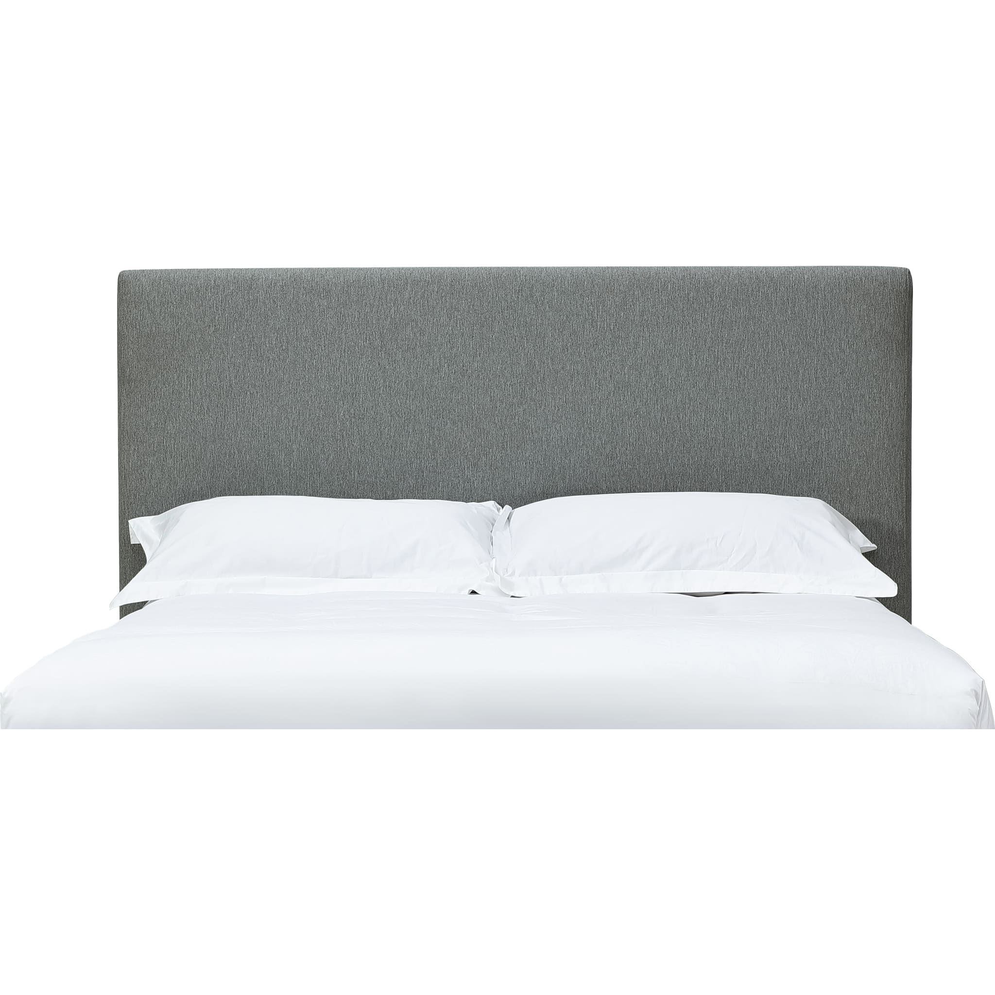 Olivia Upholstered Headboard in Pewter - Queen Size Bed Frame Headboard for Master Bedroom (2026 Model) | Elegant Bedroom Decor for Home & Hotel Use