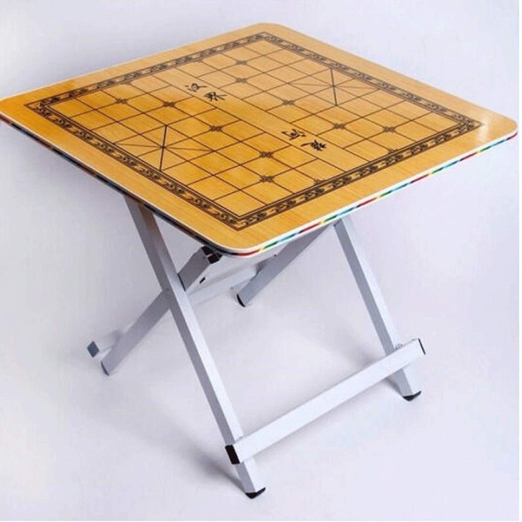 Portable Folding Chess Board Table 60x60x50cm - Compact & Lightweight for School, Classroom, Party, Family Game Night - Indoor & Outdoor Use