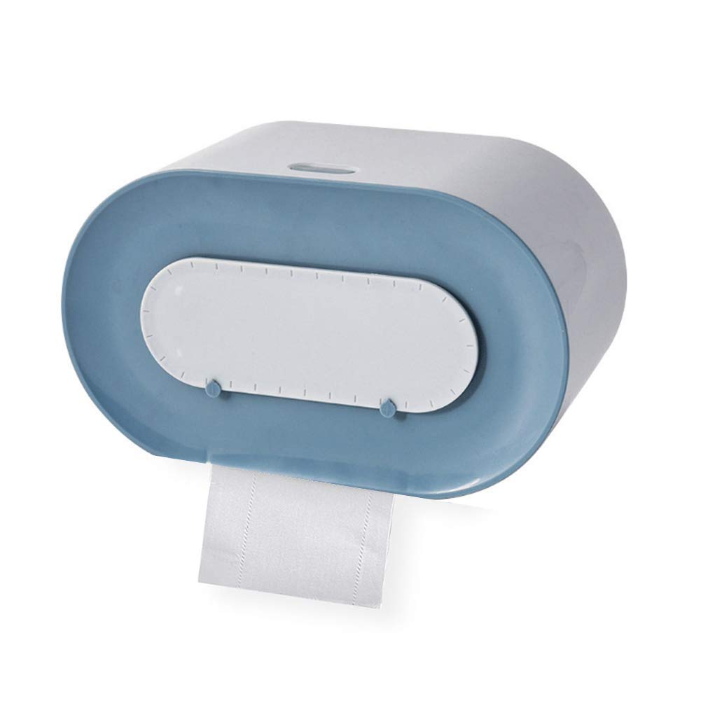 Waterproof Toilet Paper Holder - Dustproof Wall Mounted Bathroom Tissue Dispenser - Organizer for Kitchen & Bath Storage - Perfect for Small Spaces, RVs, and Apartments