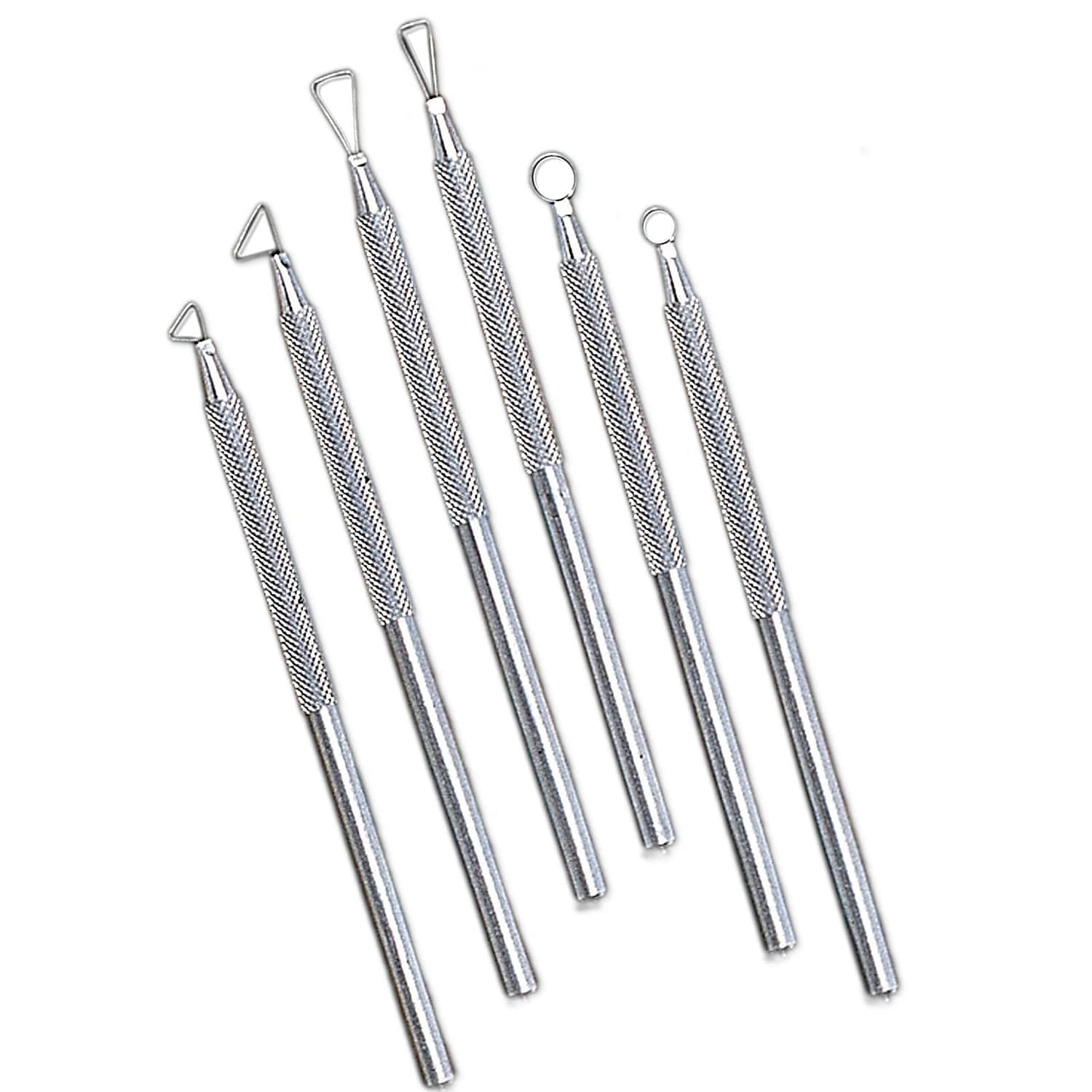 Graffito Sculpting Tools Set of 6 for Clay & Pottery Art