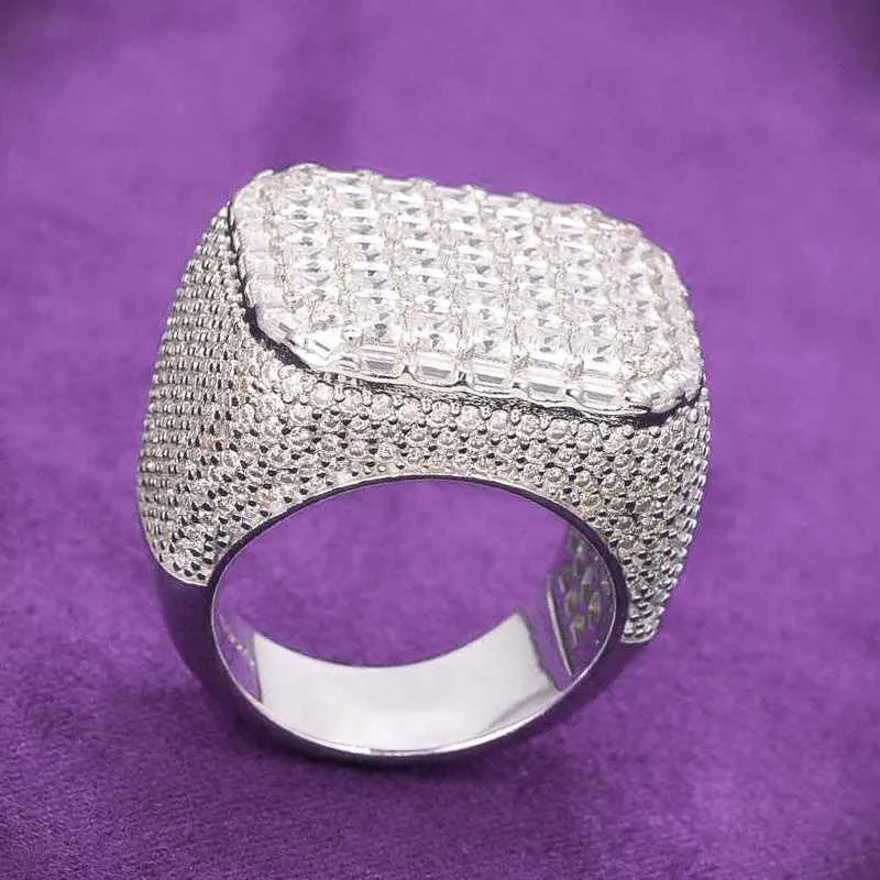 14K White Gold 9 Ring Set with VVS Moissanite Diamonds - Perfect for Engagement, Wedding & Anniversary Gifts