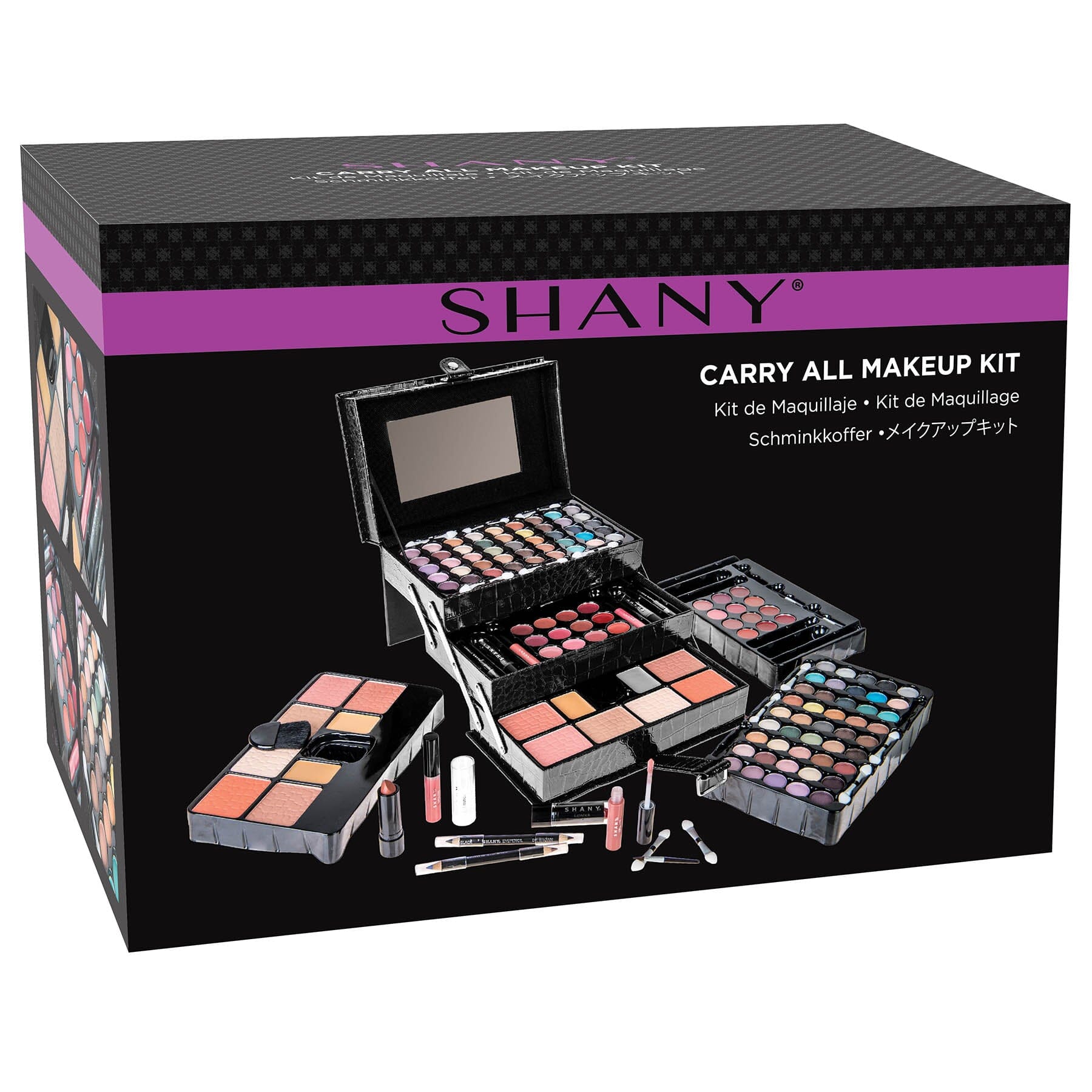 All-in-One Professional Makeup Kit with Storage Case - Perfect for Travel, Bridal & Everyday Makeup Application