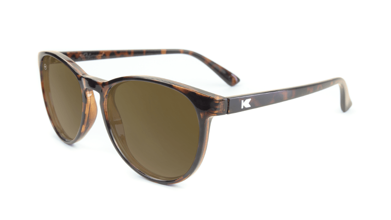 Mai Tais Sunglasses - Glossy Tortoise Shell & Amber Frame - Stylish UV Protection Shades for Women & Men - Perfect for Beach, Driving, and Outdoor Activities