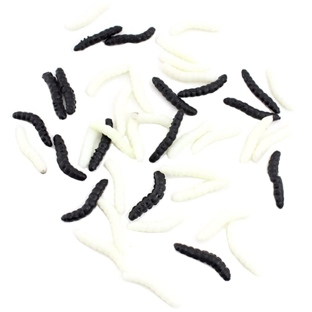 PartyKingdom 20PCS Realistic Fake Maggots Prank Toys - Halloween Scary Prank Gag Toys for Trick or Treat, Party Decorations, Practical Jokes & Prank Gifts
