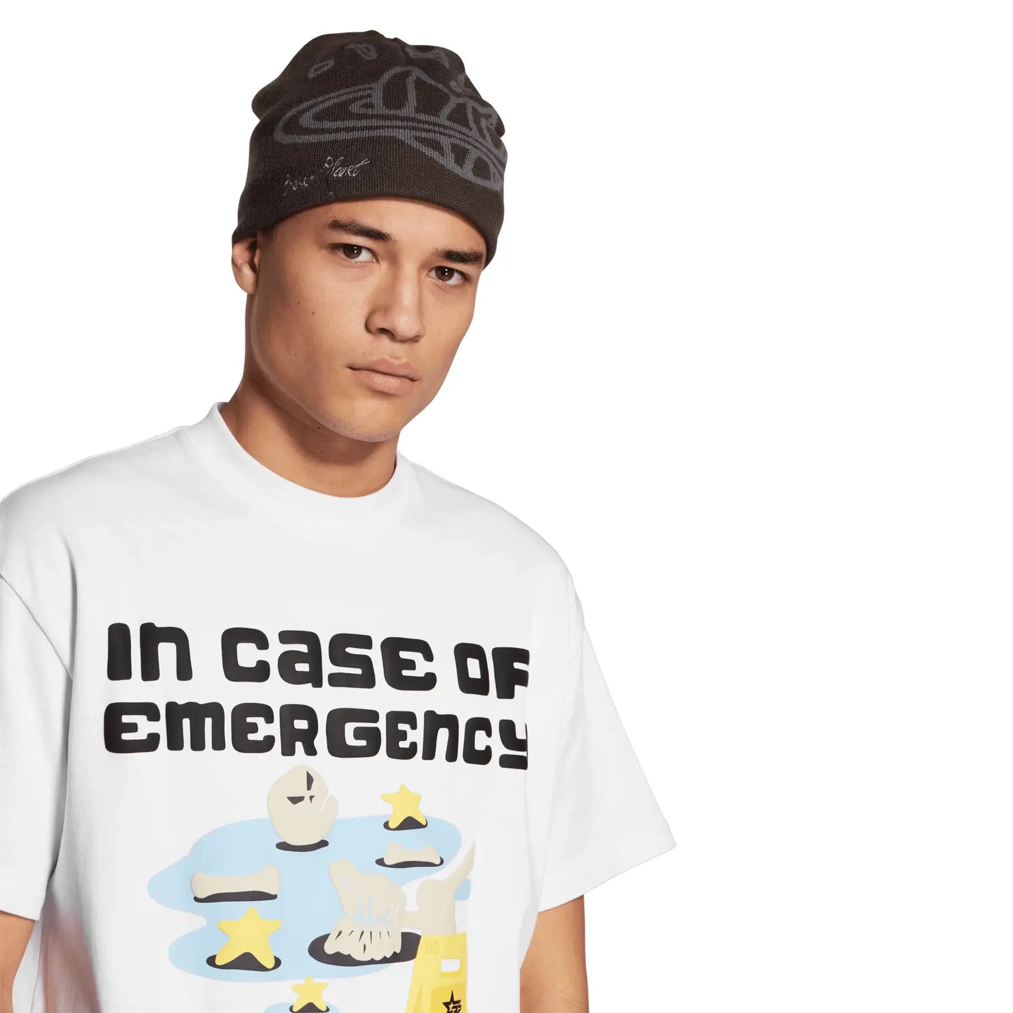 Broken Planet Emergency Snow White T-Shirt - Stylish Graphic Tee for Casual Wear, Street Fashion & Everyday Outfits