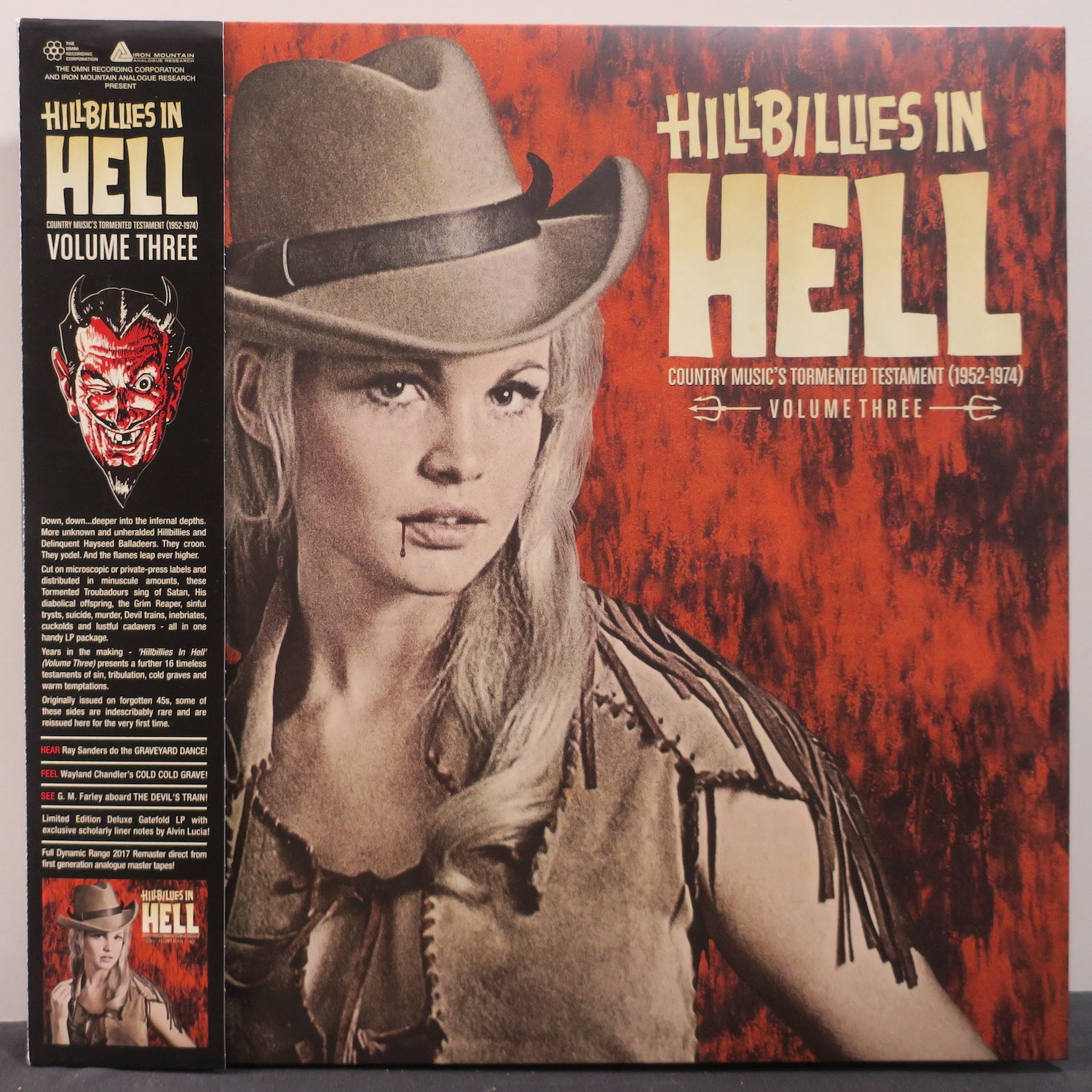 Hillbillies From Hell: Volume 3 (2017) Limited Edition Vinyl LP Record - Perfect for Punk Rock Collectors & Music Enthusiasts