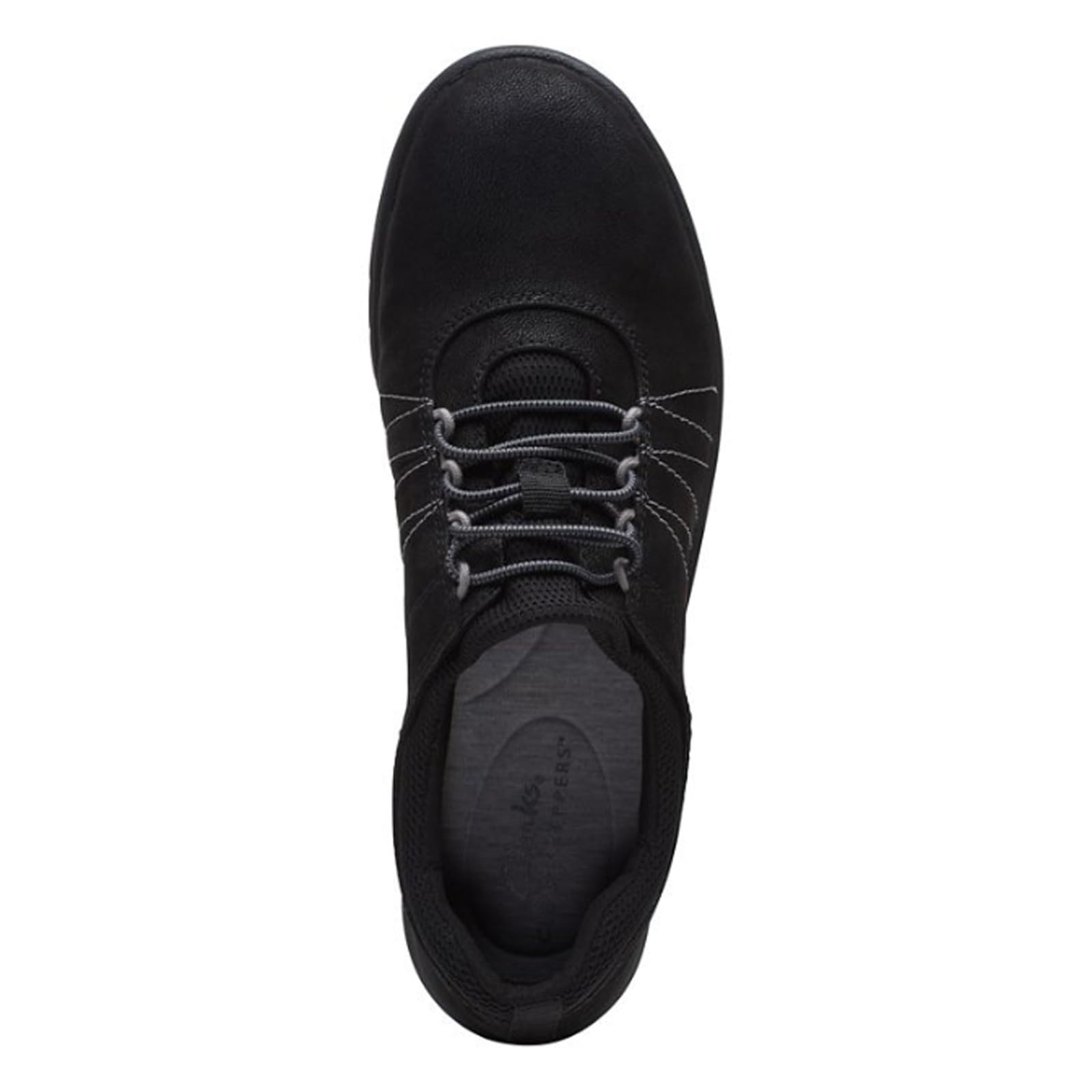 Clarks Women's Adella Stroll Comfortable Walking Shoes - Black/Black, Size 8 | Slip-On Casual Shoes for Work, Travel & Everyday Wear