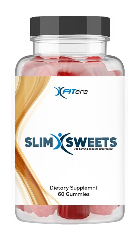 Nutradash Fitera Slim Sweets Gummies - Weight Loss Supplement for Women & Men - 60 Count (1 Month Supply) - Delicious Sugar-Free Chewable Vitamins for Appetite Control & Metabolism Boost