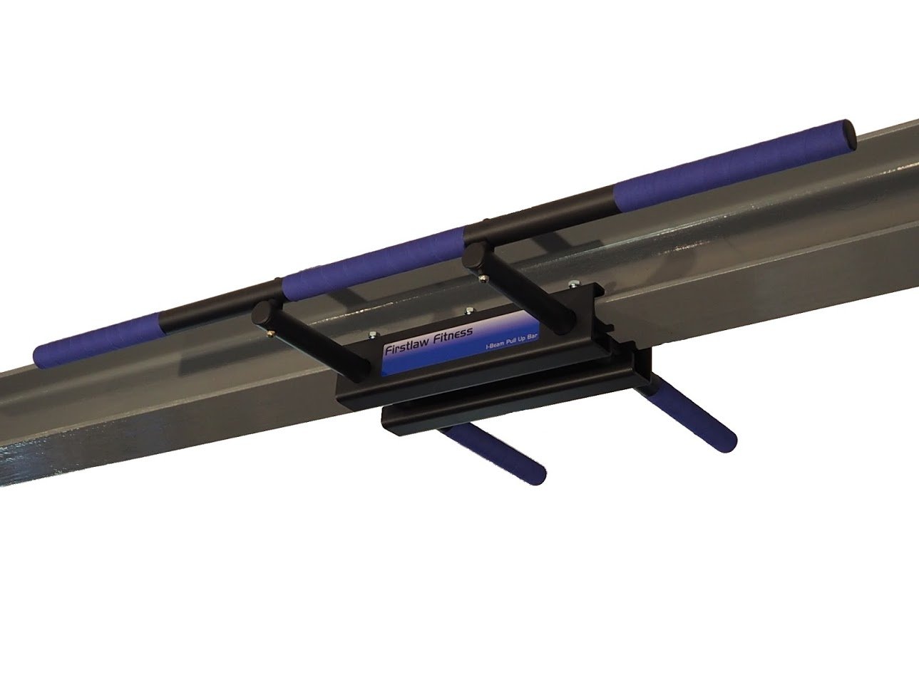 **600 LBS Weight Limit I-Beam Pull Up Bar - Heavy Duty Straight Long Bar with Grip Tape - Made in USA - Perfect for Home Gym, CrossFit & Strength Training**
