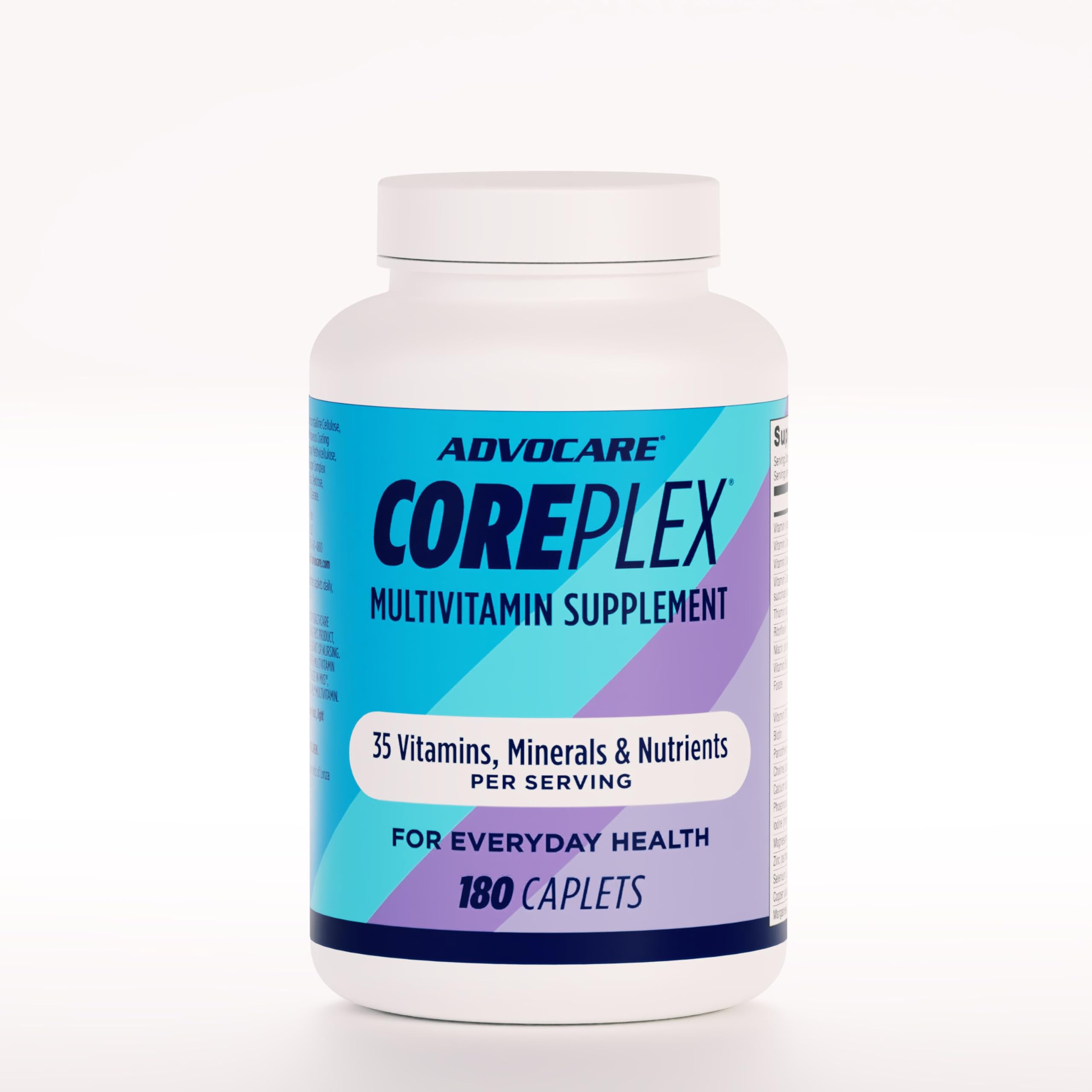 AdvoCare CorePlex - Daily Multivitamin Supplement with Vitamins A, C, E, Magnesium, Zinc & Calcium - 180 Caplets for Immune Support, Bone Health & Energy Boost - Perfect for Active Adults & Fitness Enthusiasts