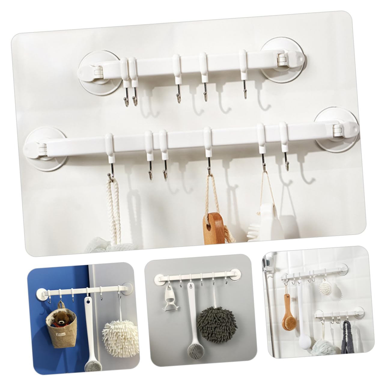 Amosfun Heavy Duty Cup Hooks - 12 Pack Stainless Steel Kitchen Wall Mount Rack for Coffee Mugs & Tea Cups - Space Saving Drying Solution for Small Kitchens, Restaurants & Coffee Shops