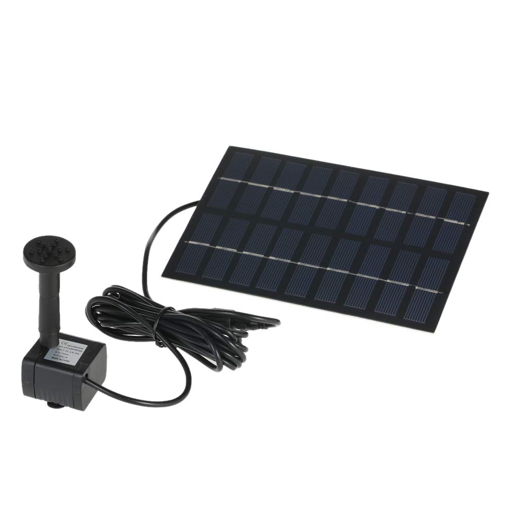 Maizoon Solar Fountain with Panel Water Pump - Outdoor Bird Bath Solar Kit for Small Pond, Garden, Patio & Fish Tank | Perfect for Backyard Decor, Bird Attraction & Water Feature Enhancement
