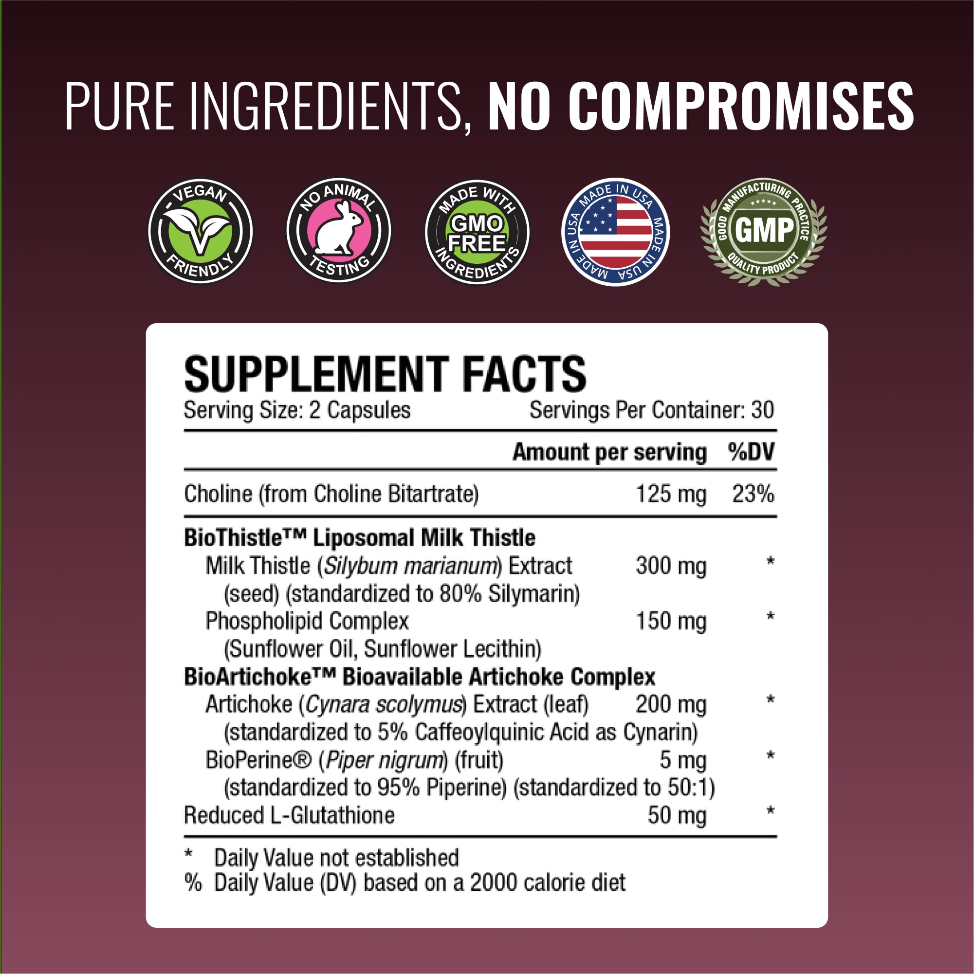 Approved Science Liversyl - Milk Thistle & Artichoke Extract with Bioperine - Vegan Liver Support Supplement - 360 Capsules (6 Month Supply) - Made in USA - Supports Liver Detox & Digestive Health