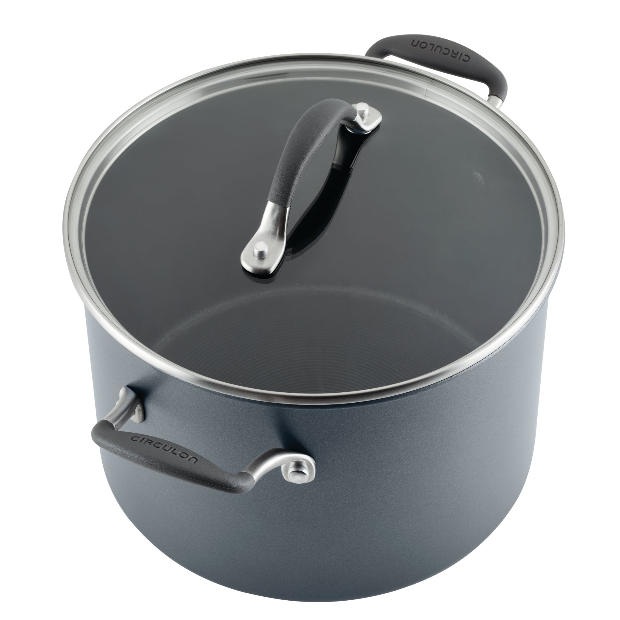 8 Quart Nonstick Stockpot with Lid - ScratchDefenseâ¢ Technology for Durable Cooking - Perfect for Soups, Stews, Pasta & Family Meals