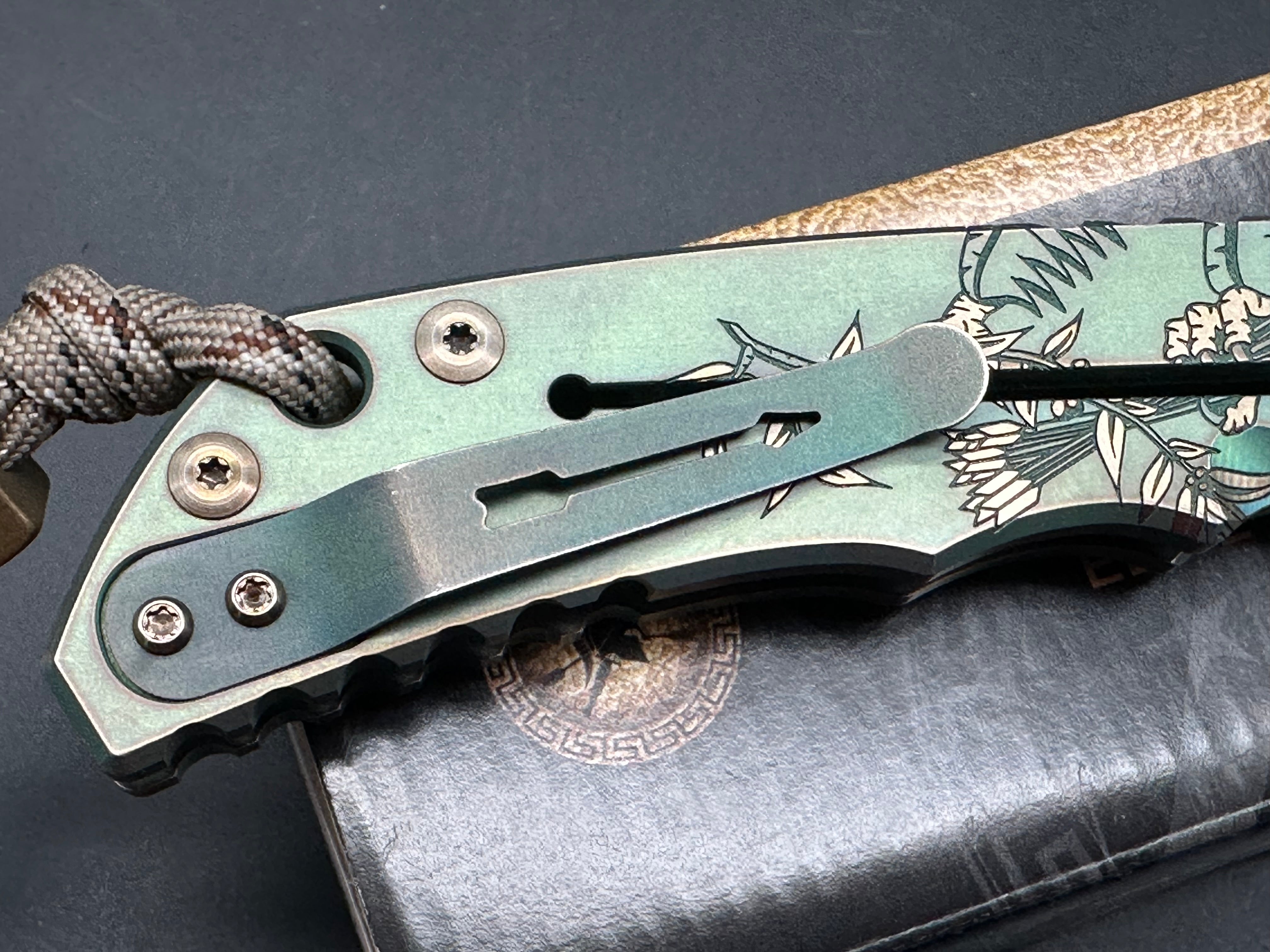 Spartan Blades Harsey Folder Tactical Knife - God & Country Edition | High-Quality EDC Folding Knife for Outdoor, Survival & Everyday Carry