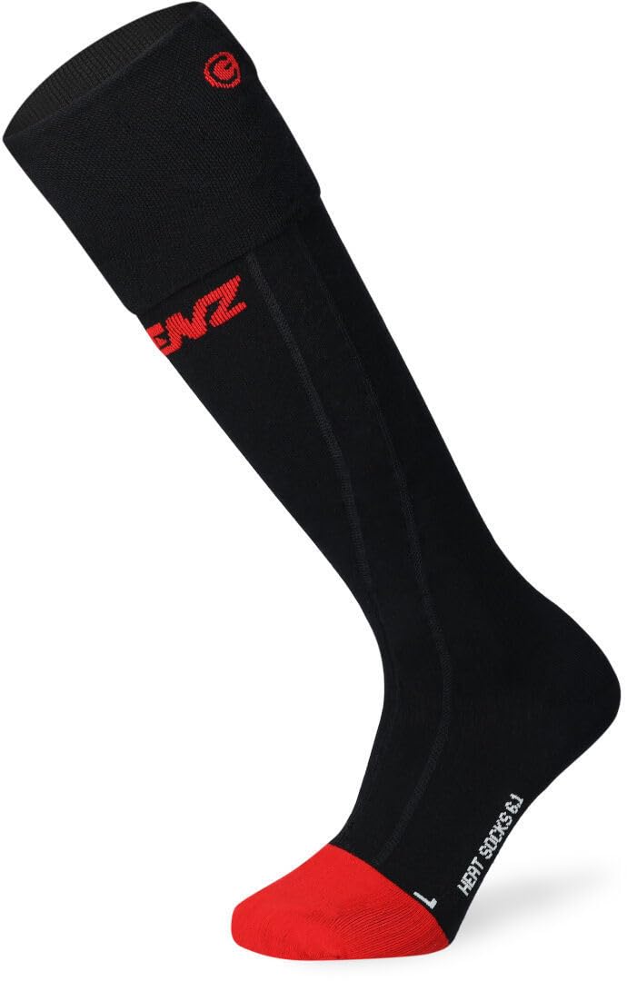 6.1 Toe Cap Merino Wool Compression Heat Socks - Warm Thermal Socks for Winter Sports, Hiking & Outdoor Activities