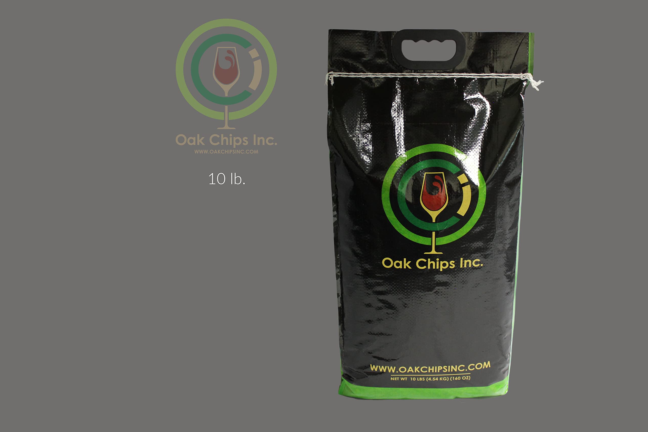 Premium American Oak Powder (Granular) - Medium Toast for Winemaking & BBQ Smoking - 10 Pack for Home Brewing & Meat Curing