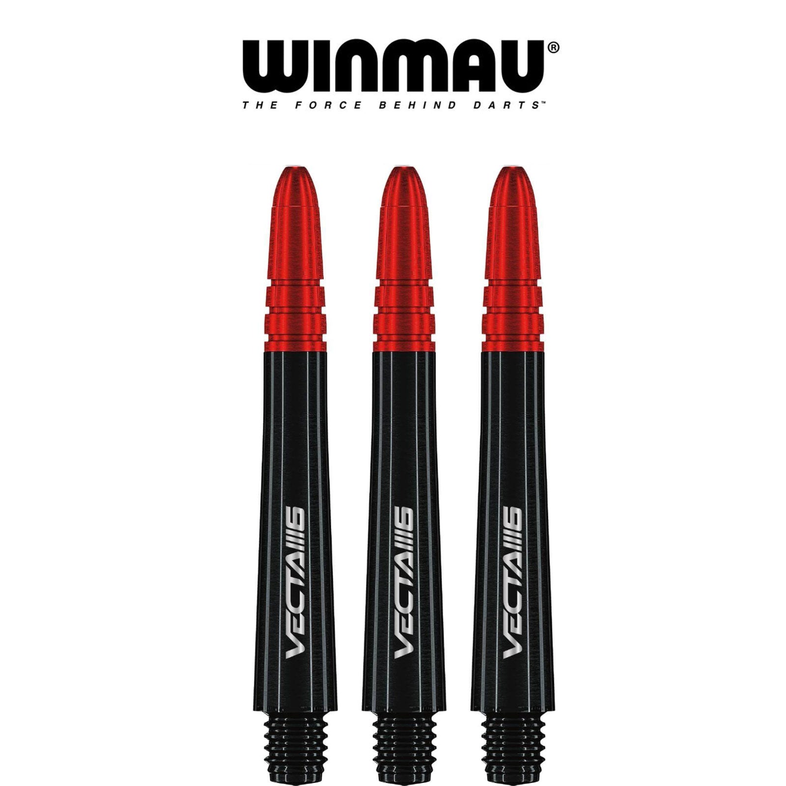 WINMAU Vecta Composite Dart Shafts - Medium Blade 6 Pack | High-Performance Dart Accessories for Professional & Casual Players | Perfect for Bars, Tournaments & Home Practice