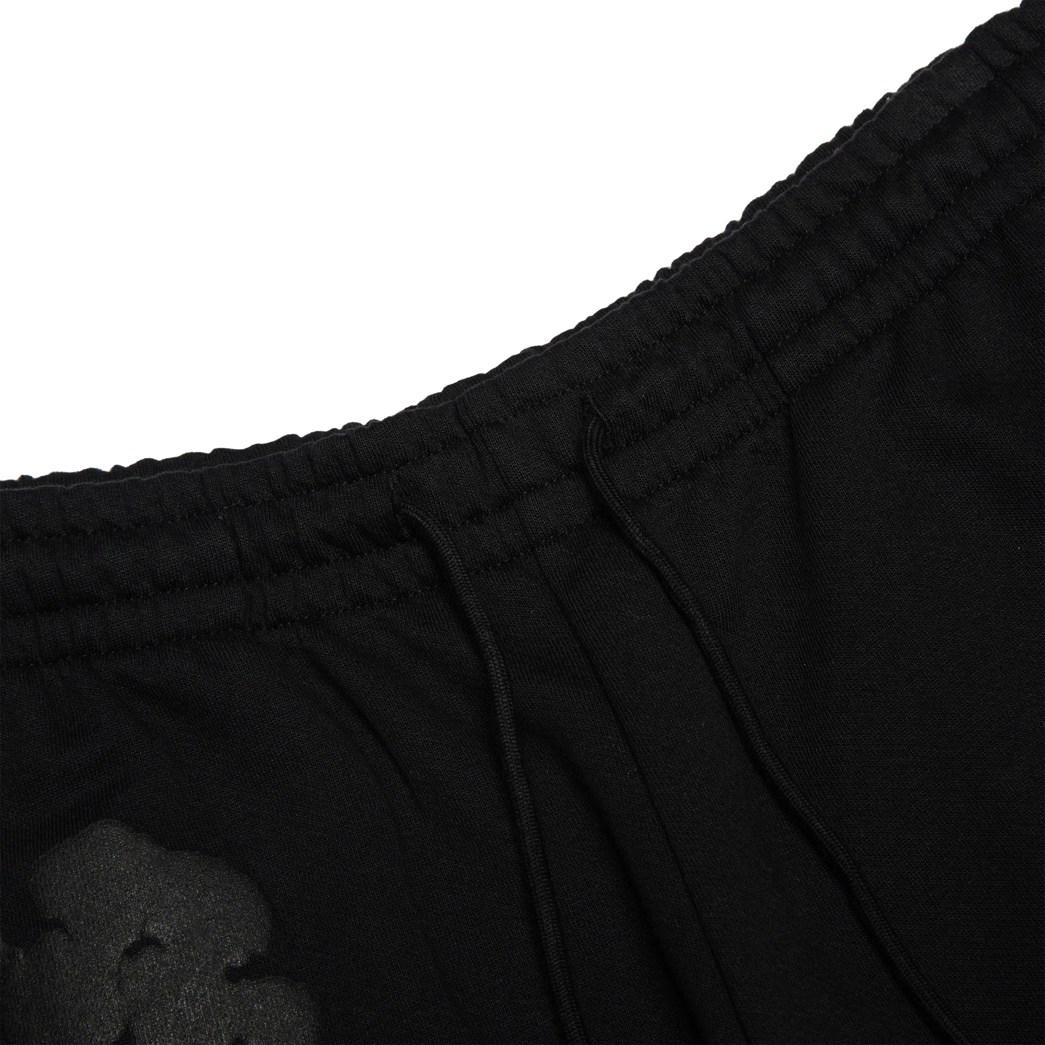 Vintage Denim Tears Cotton Wreath Black Monochrome Sweatpants - Men's Casual Joggers for Streetwear & Lounge Wear