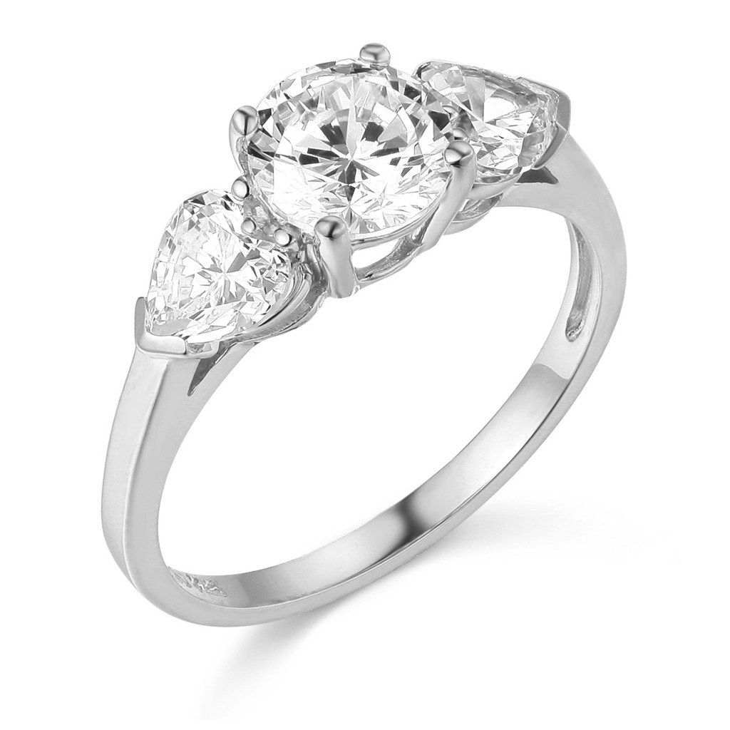 14K Yellow or White Gold Wedding Engagement Rings for Women – Elegant Solitaire Diamond Ring for Brides, Proposals, Anniversaries & Special Occasions
