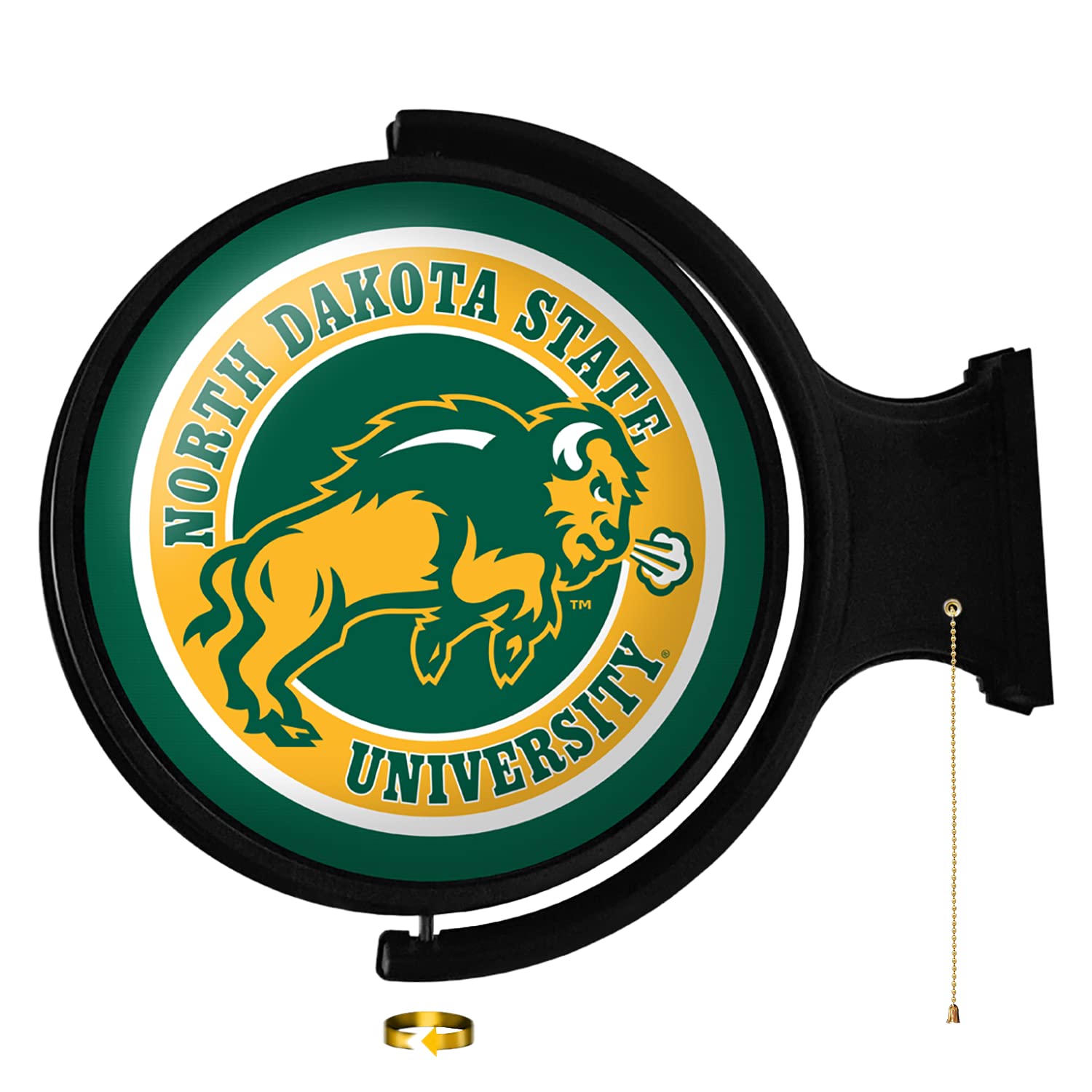North Texas University Rotating LED Wall Sign - Football, Basketball & Baseball Sports Decor for Home, Office & Game Room - College Fan Cave & Garage Decor - Made in USA - Perfect for Game Nights & Sports Themed Rooms