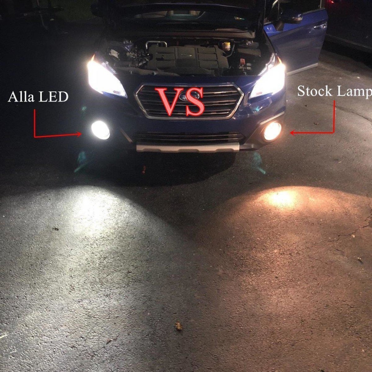 COB LED Fog Light Bulbs 72 5202 5201 - 6500K White, 8000K Blue, 3000K Amber Yellow - High Performance Replacement Bulbs for Cars, Trucks, SUVs - Perfect for Night Driving, Foggy Conditions & Off-Road Adventures