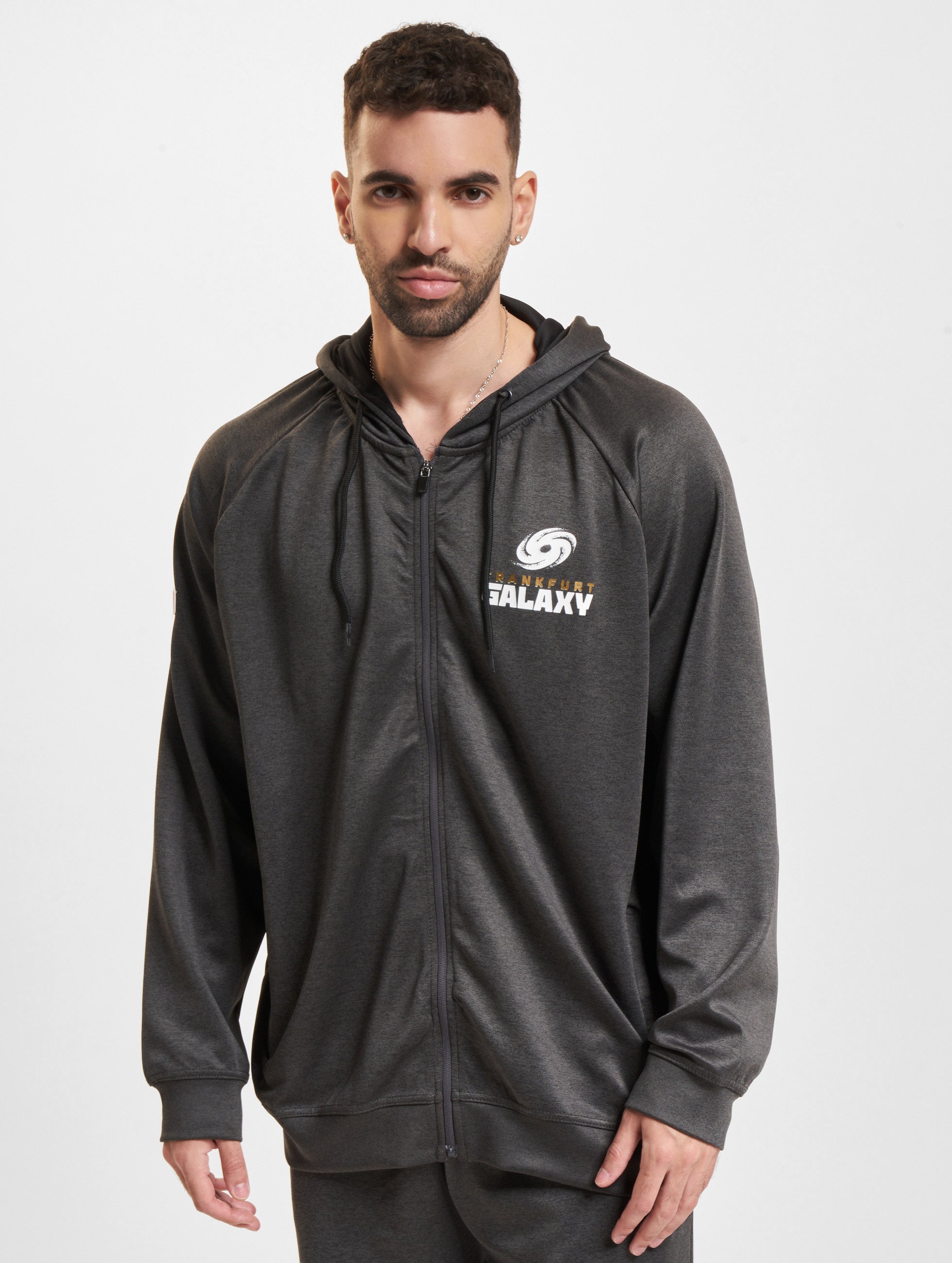 Frankfurt Galaxy Trainer Jacket - Men's Lightweight Running Windbreaker with Zipper Pockets - Perfect for Jogging, Gym Workouts & Outdoor Sports