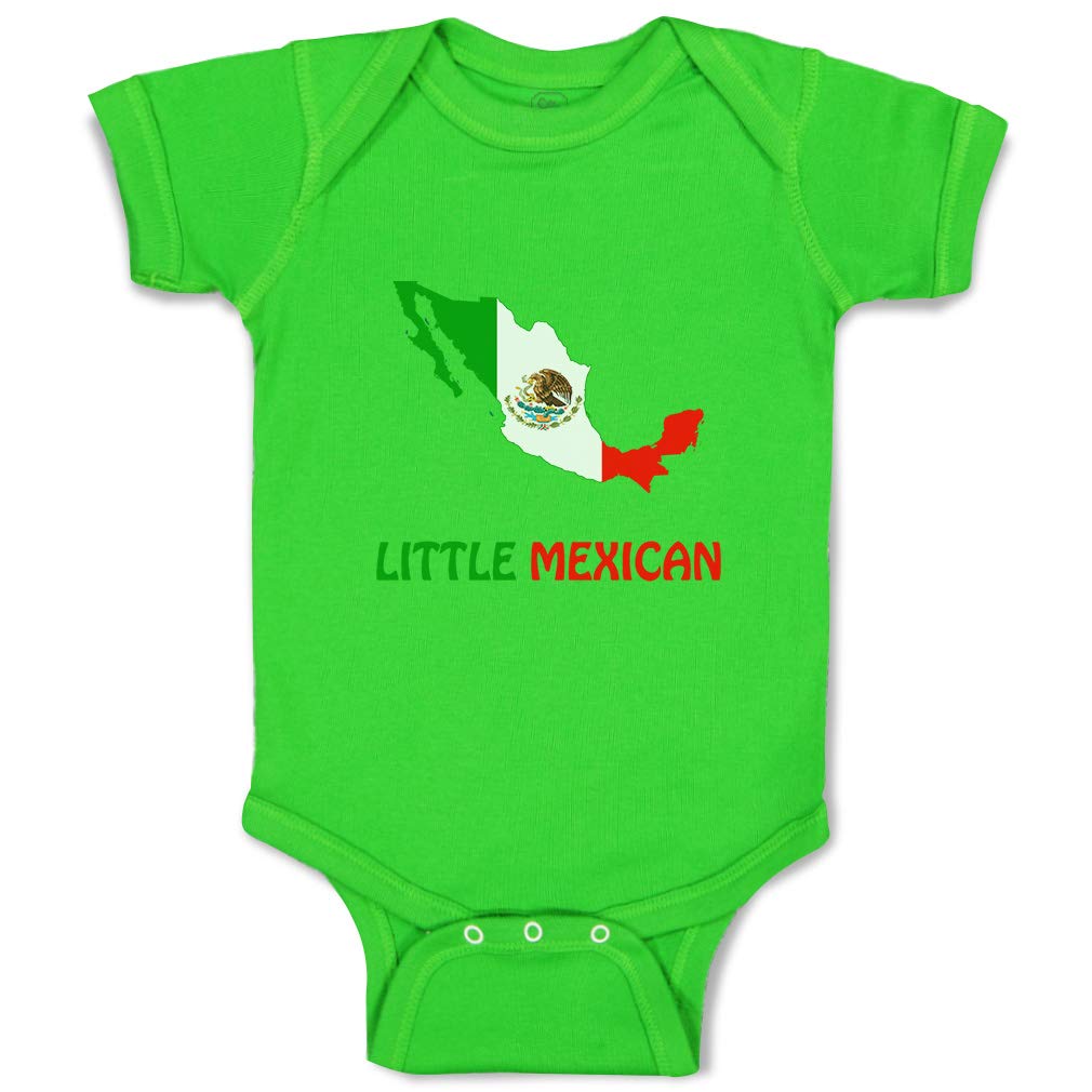 Custom Boy & Girl Baby Bodysuit - Funny Little Mexican Cotton Onesie for Infants | Perfect for Diaper Changes, Playtime & Photo Shoots