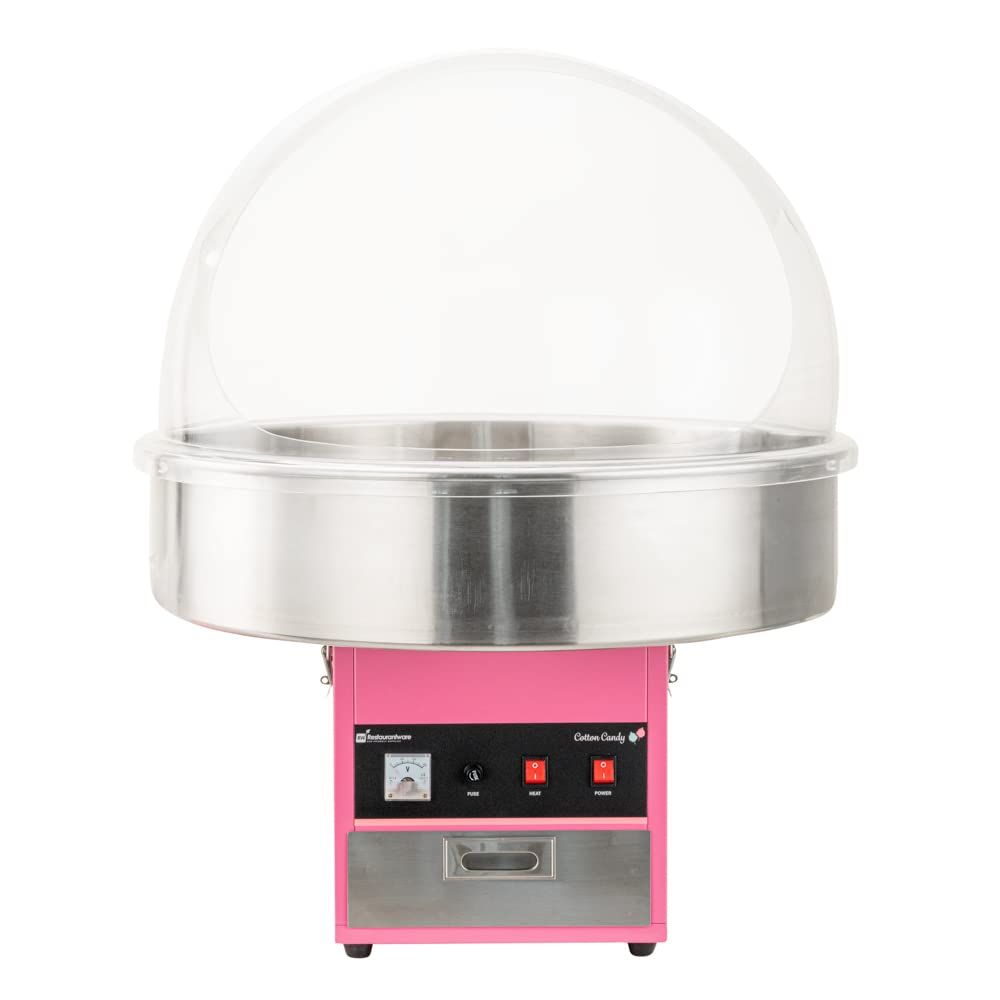 Durable 28 x 15 Inch Acrylic Cotton Candy Machine Cover for Hi Tek 28
