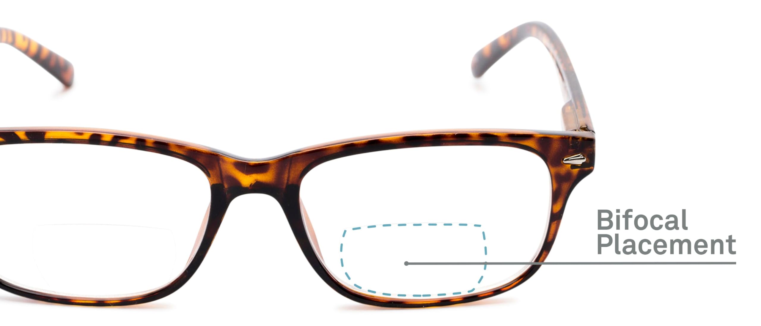 Williamsburg Bifocal Reading Glasses for Men & Women - Square Frame Readers with Clear Vision | Perfect for Reading, Computer Work & Daily Use