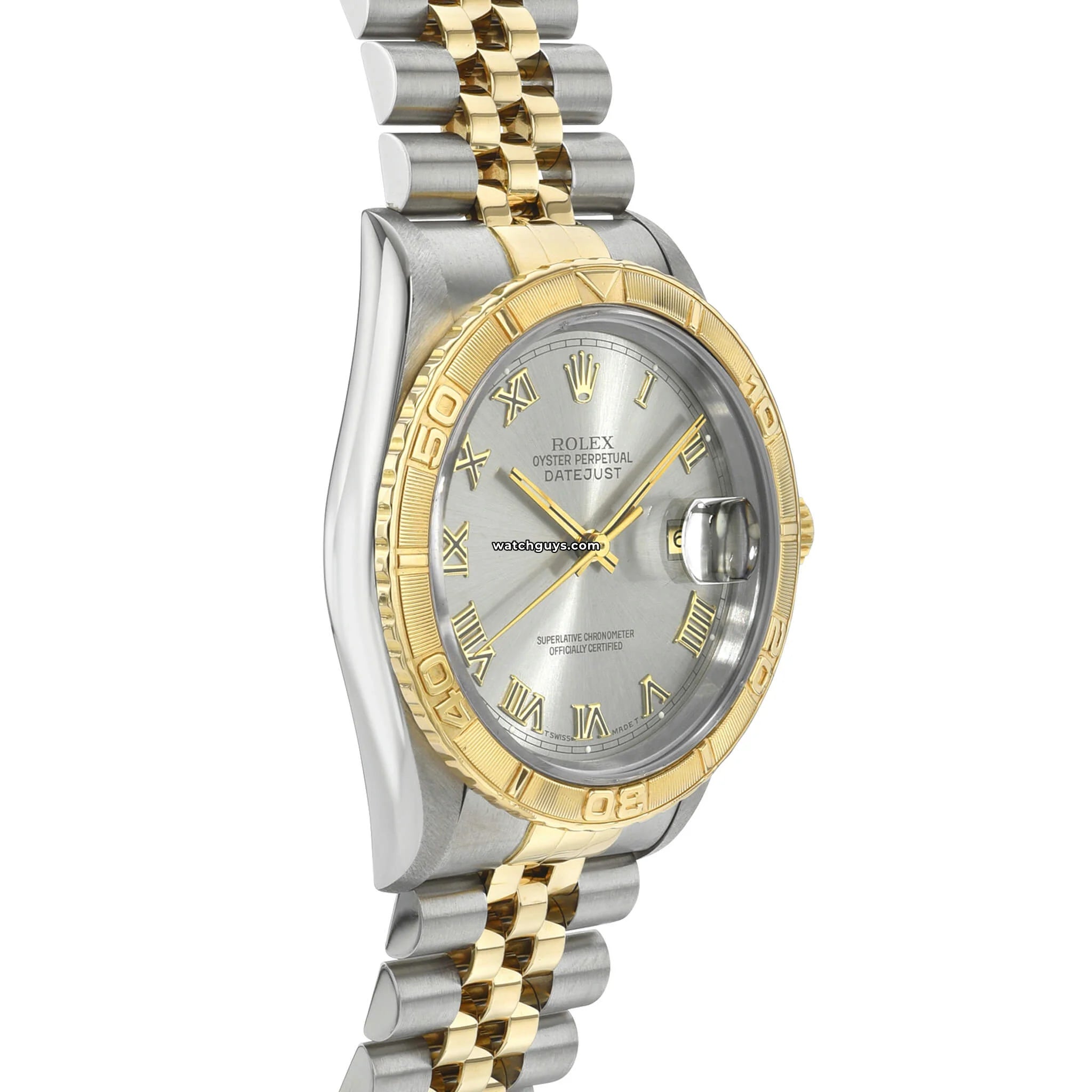 Original Rolex Datejust 16263 Thunderbird Men's Watch - 18K Gold & Stainless Steel - Luxury Timepiece for Business, Gifting & Special Occasions