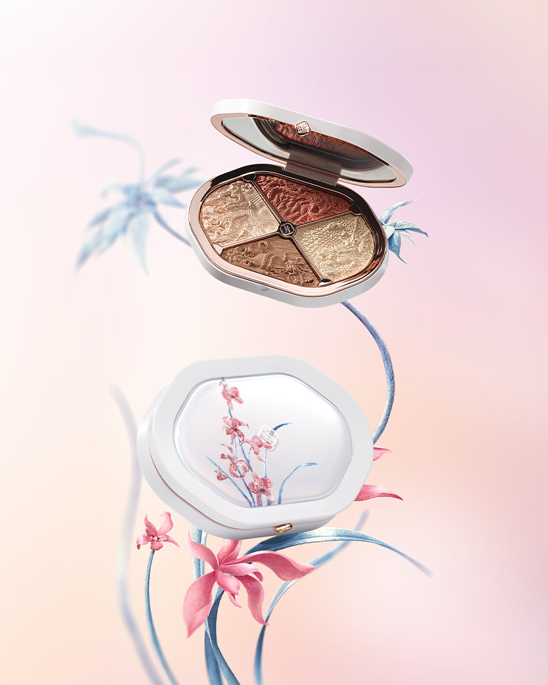 Eastern Beasts Sculpting Makeup Palette - Ode to Embroidery | Professional Contouring & Highlighting Kit for Dramatic Eye Looks | Perfect for Stage Makeup, Cosplay, and Special Events