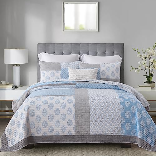 Light Blue/Grey/White