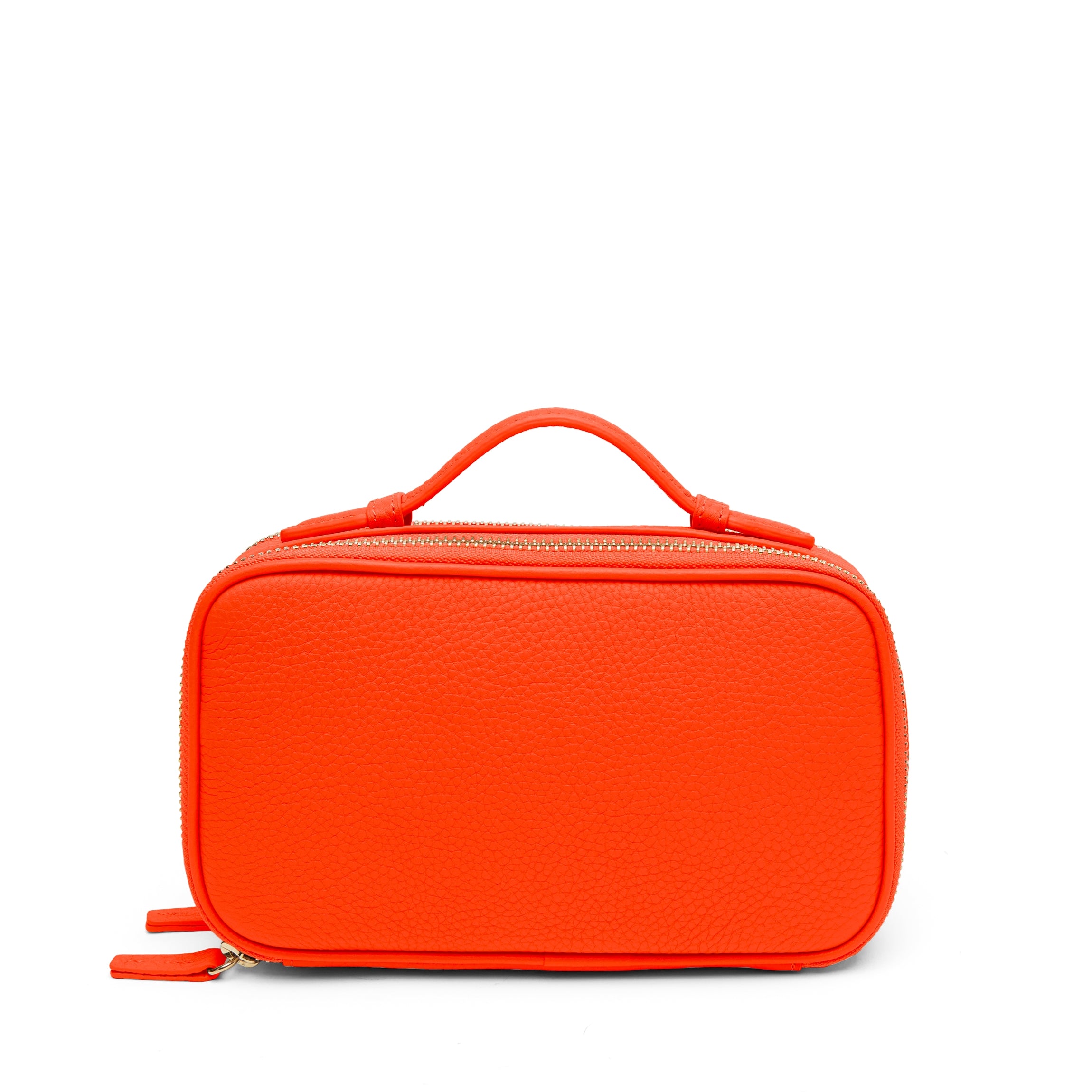Premium Small Travel Case Clementine - Compact & Durable Organizer for Daily Essentials, Makeup, Jewelry | Perfect for Business Trips, Vacations & Weekend Getaways