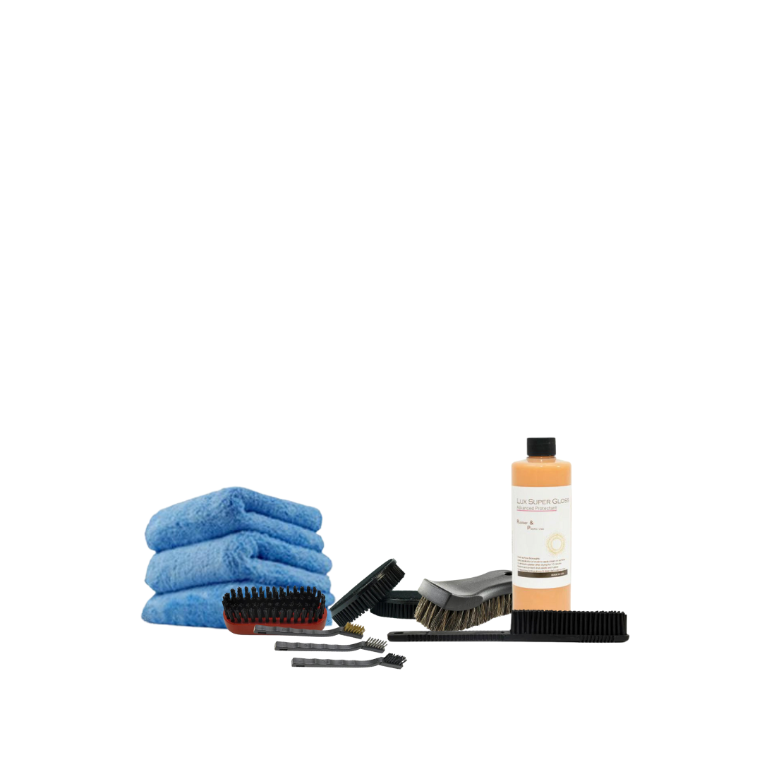 Premium 14-Piece Luxury Car Interior & Upholstery Cleaning Kit | Leather, Vinyl & Fabric Care Set | Car Detailing, Home Furniture & Boat Seat Cleaning Supplies