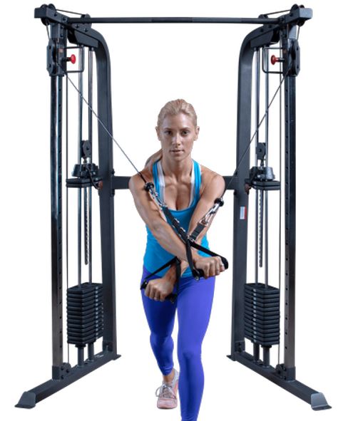 PFT100 Powerline Functional Trainer for Home Gym - Strength Training Equipment with Free Local Delivery & Setup - Perfect for Full-Body Workouts & Small Spaces
