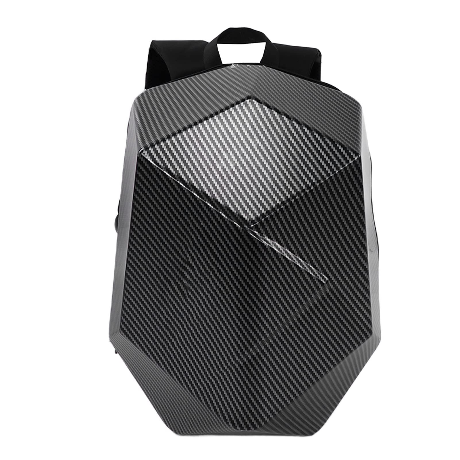 **Waterproof Carbon Fiber Motorcycle Backpack - Expandable ABS Riding Seat Bag for Commuting & Travel | Durable & Stylish Bike Storage**