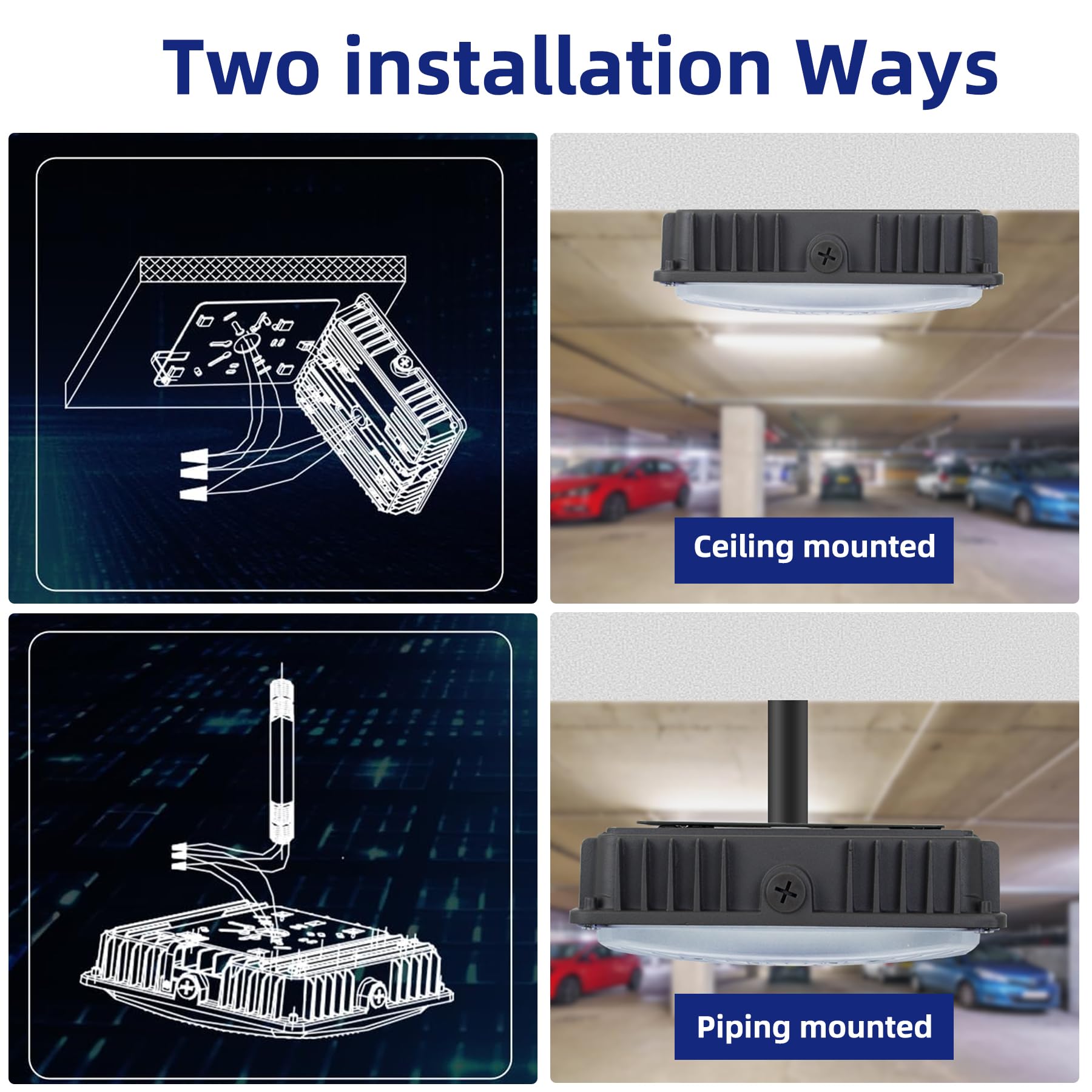 70W LED Canopy Light Fixture - 10.5