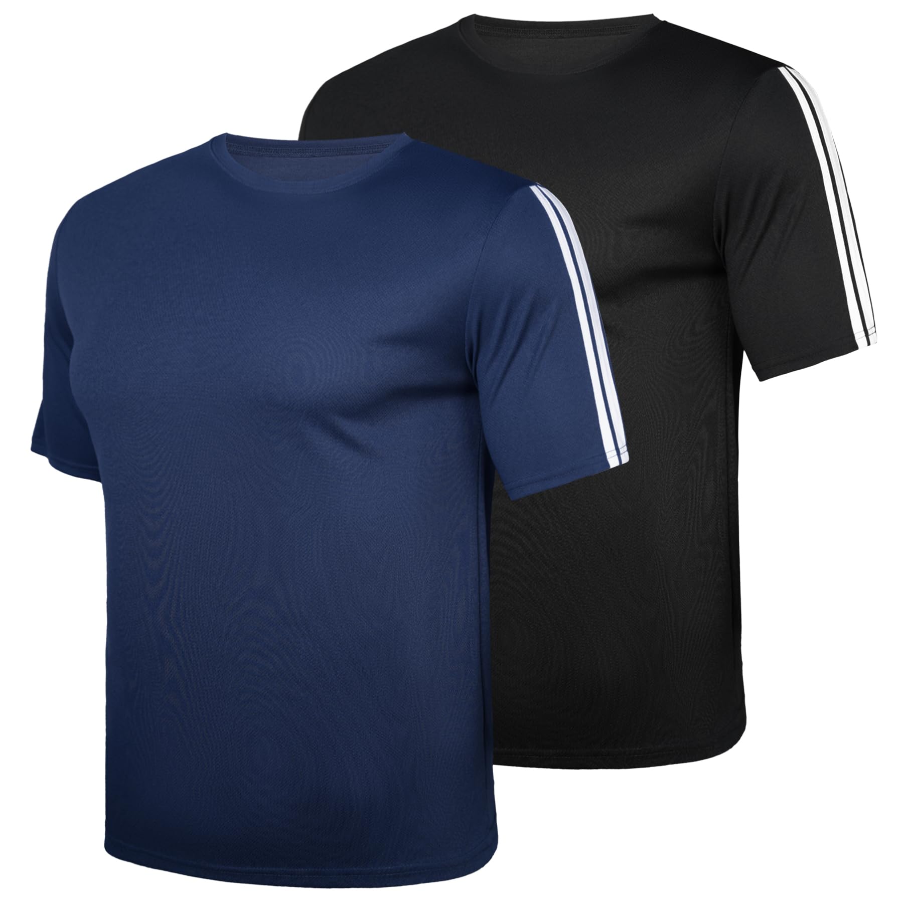 **Men's Activewear Set - Short Sleeve T-Shirt & Athletic Shorts for Gym, Running & Training | Breathable & Comfortable Sportswear for Men**    *(Use for workouts, jogging, fitness training, or casual athleisure wear.)*