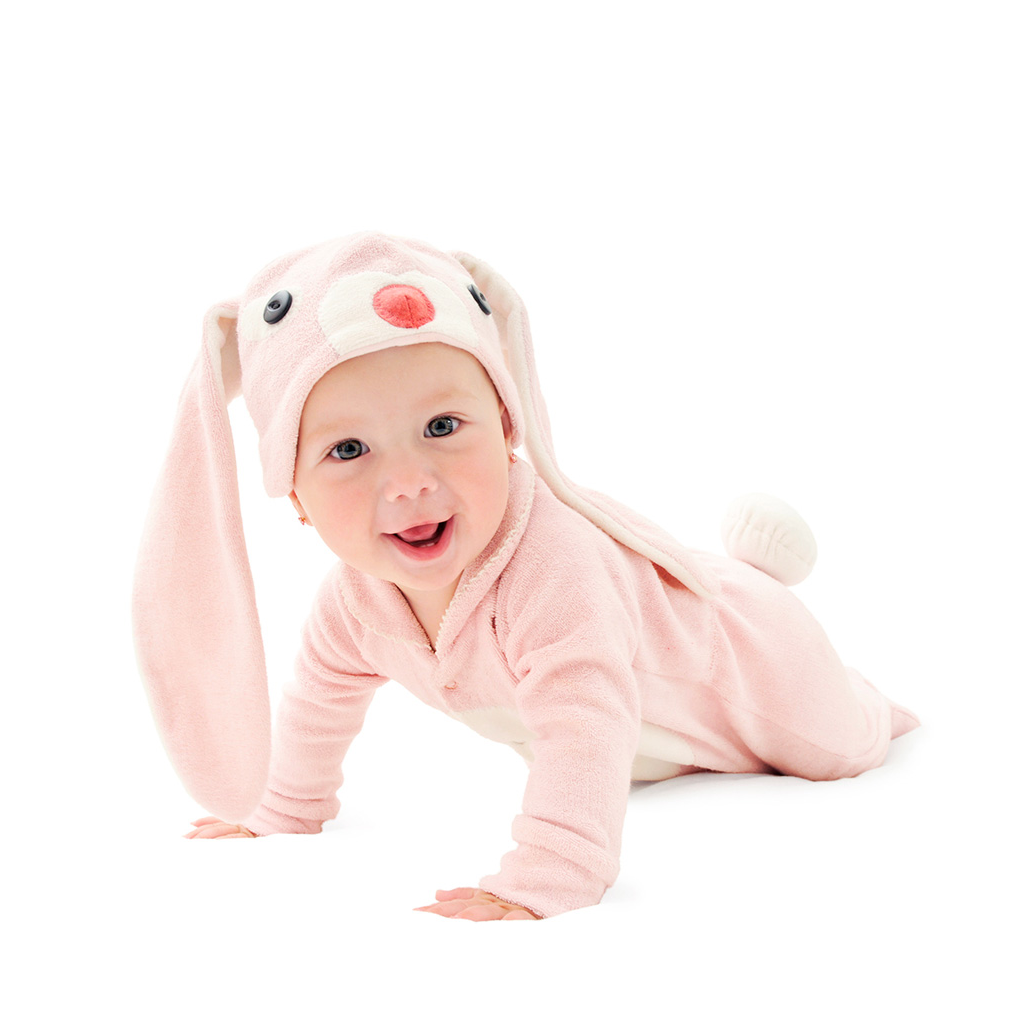Adorable Pink Bunny Costume for Baby Girls & Boys - Soft & Comfortable Easter Bunny Outfit for Infants, Toddler Photo Shoots, Easter Celebrations & Holiday Parties