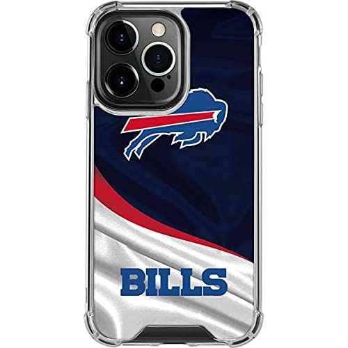 Official NFL Buffalo Bills Clear Phone Case for iPhone 13 Pro - Slim Protective Cover with Team Logo - Perfect for Game Day & Everyday Use