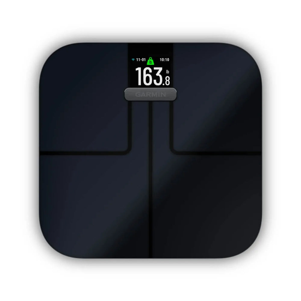 Garmin Index S2 Smart Scale - Wireless Body Composition Analyzer with Bluetooth, BMI, Weight & Body Fat Tracking - Perfect for Home Gym & Fitness Enthusiasts