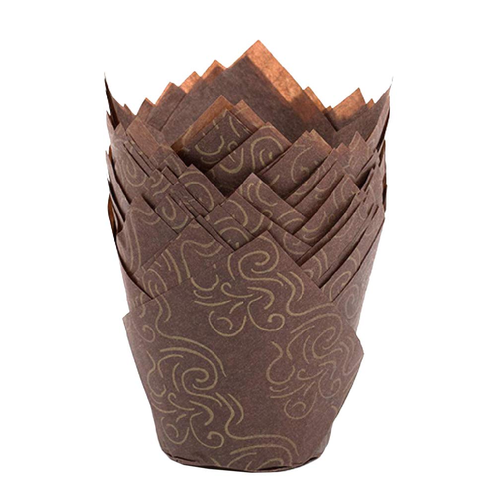 DOITOOL 50PCS Baking Cupcake Liners - Disposable Muffin Wrappers, Mini Paper Cups for Wedding, Party & Home Baking - Perfect for Cupcakes, Muffins, Desserts & DIY Crafts