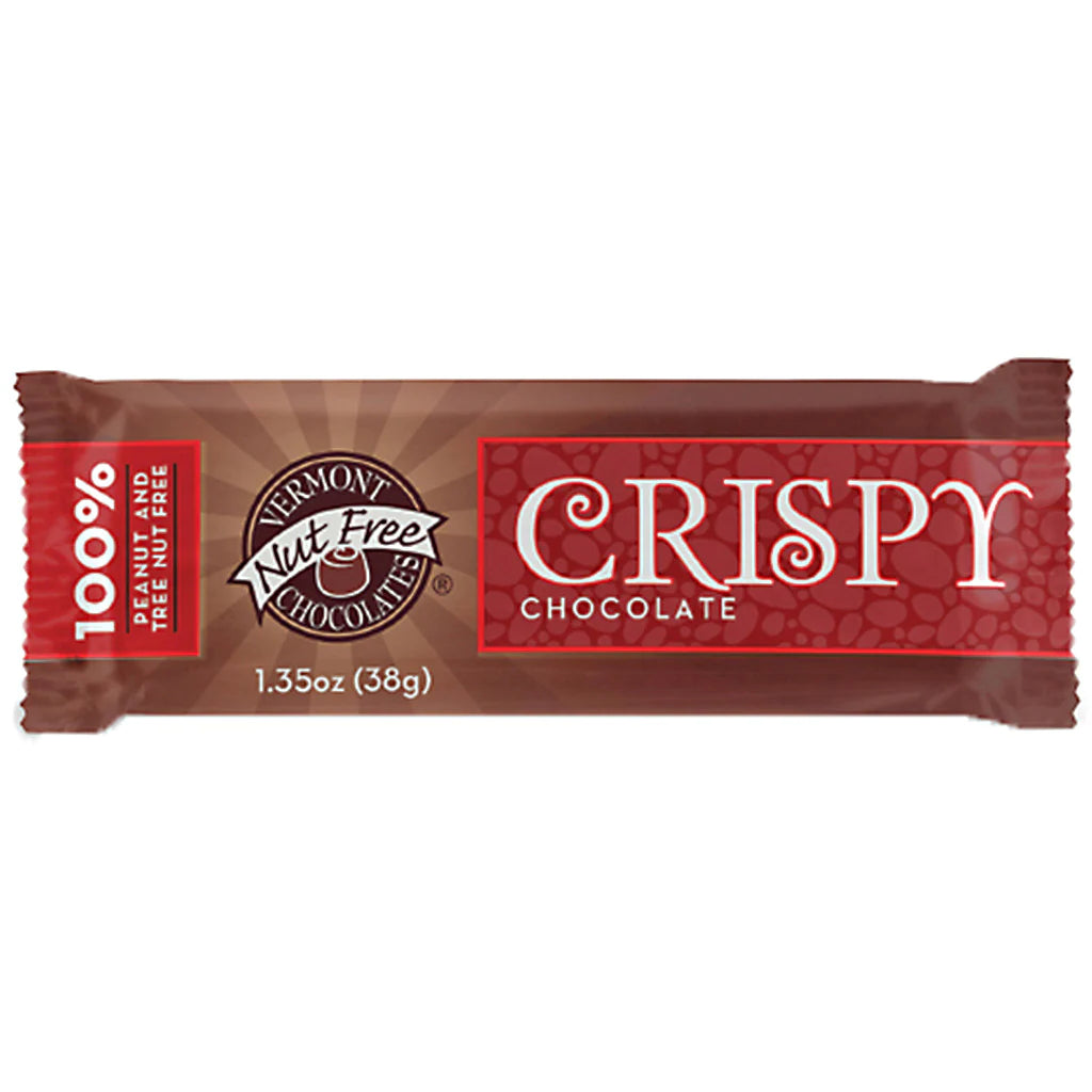 Vermont Nut Free Chocolate Bar - Dairy Free, Gluten Free, Vegan Dark Chocolate - Perfect for Allergies, Gifts & Healthy Snacking