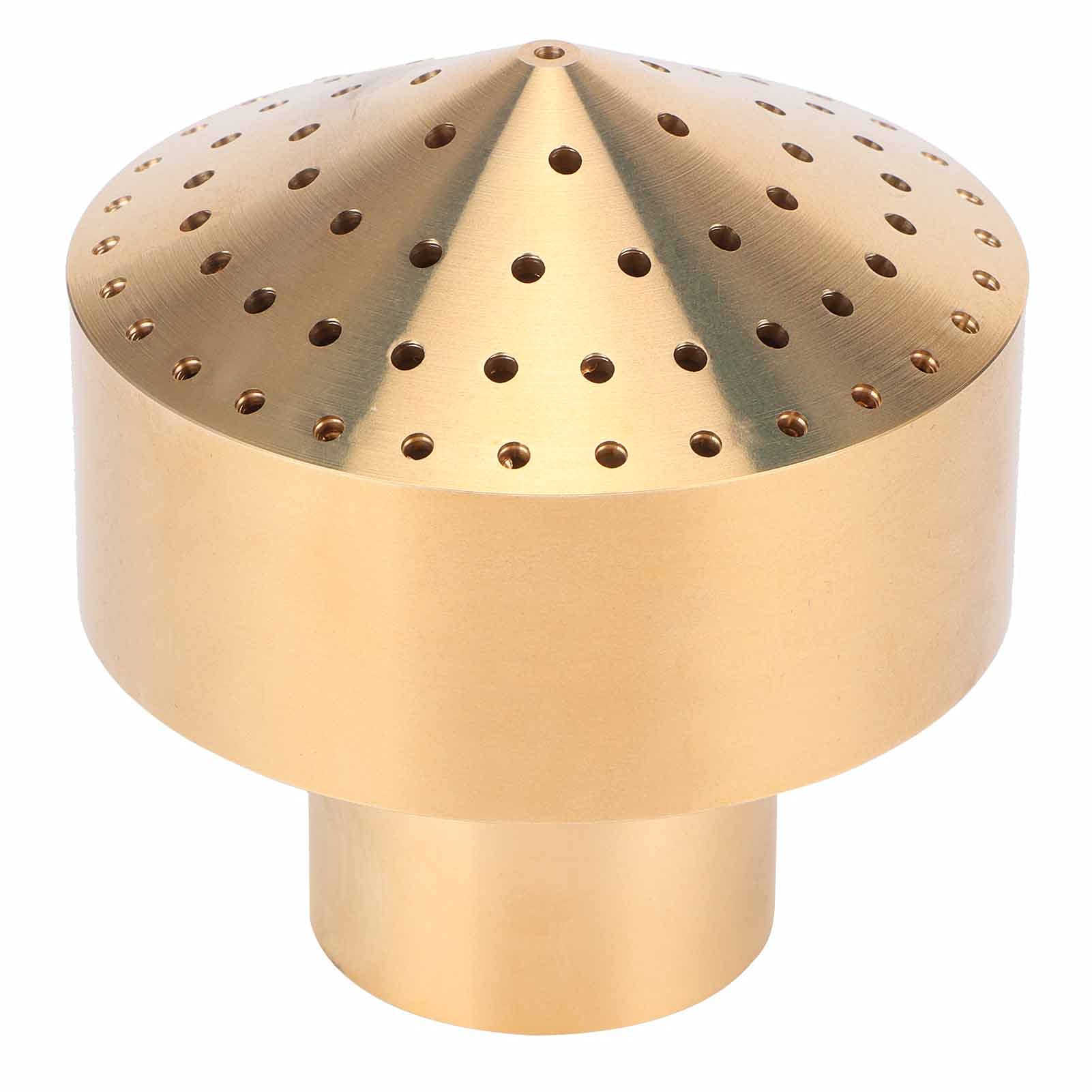 High-Quality Brass Landscape Nozzle - 1 Inch (32mm) Internal Teeth Fountain Sprinkler for Small to Medium Water Features | Perfect for Museums, Libraries & Garden Irrigation Systems | Durable Strong Spray Head for Outdoor Landscaping & Decorative Water Displays