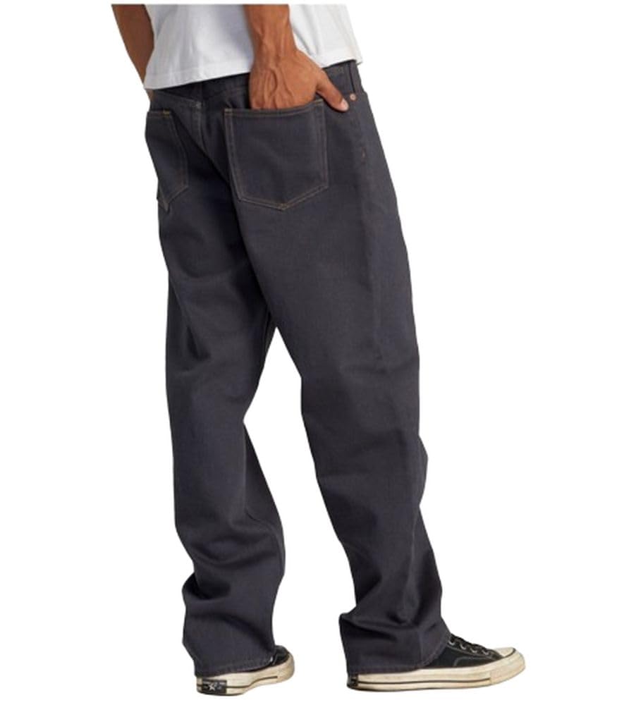 RVCA Men's Relaxed Fit Denim Jeans - Comfortable Stretch Denim Pants for Casual Wear & Outdoor Activities | Perfect for Everyday Use, Travel & Adventure