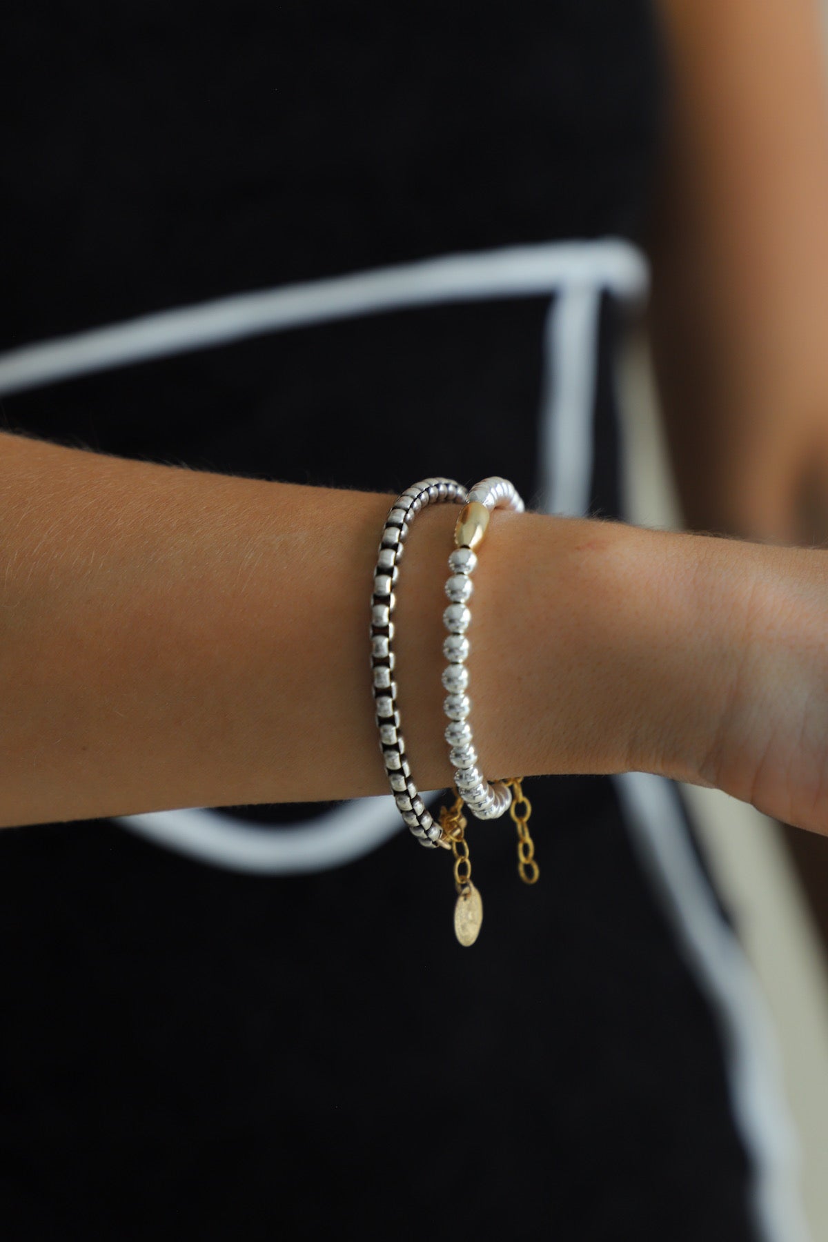 NOVA CHAIN BRACELET for Women - Sterling Silver Adjustable Link Bracelet Jewelry Gift - Perfect for Everyday Wear, Parties & Special Occasions