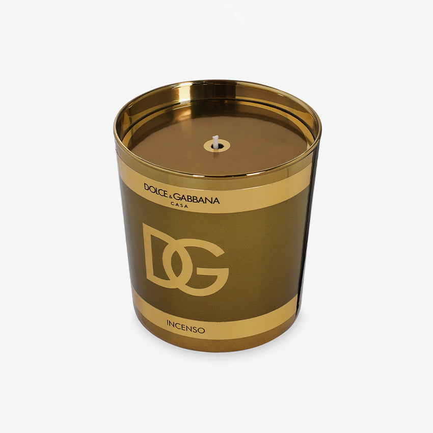Dolce & Gabbana Casa Luxury Scented Candle - Incense Fragrance for Home Decor, Relaxation & Aromatherapy | Perfect for Bedroom, Bathroom & Meditation Spaces
